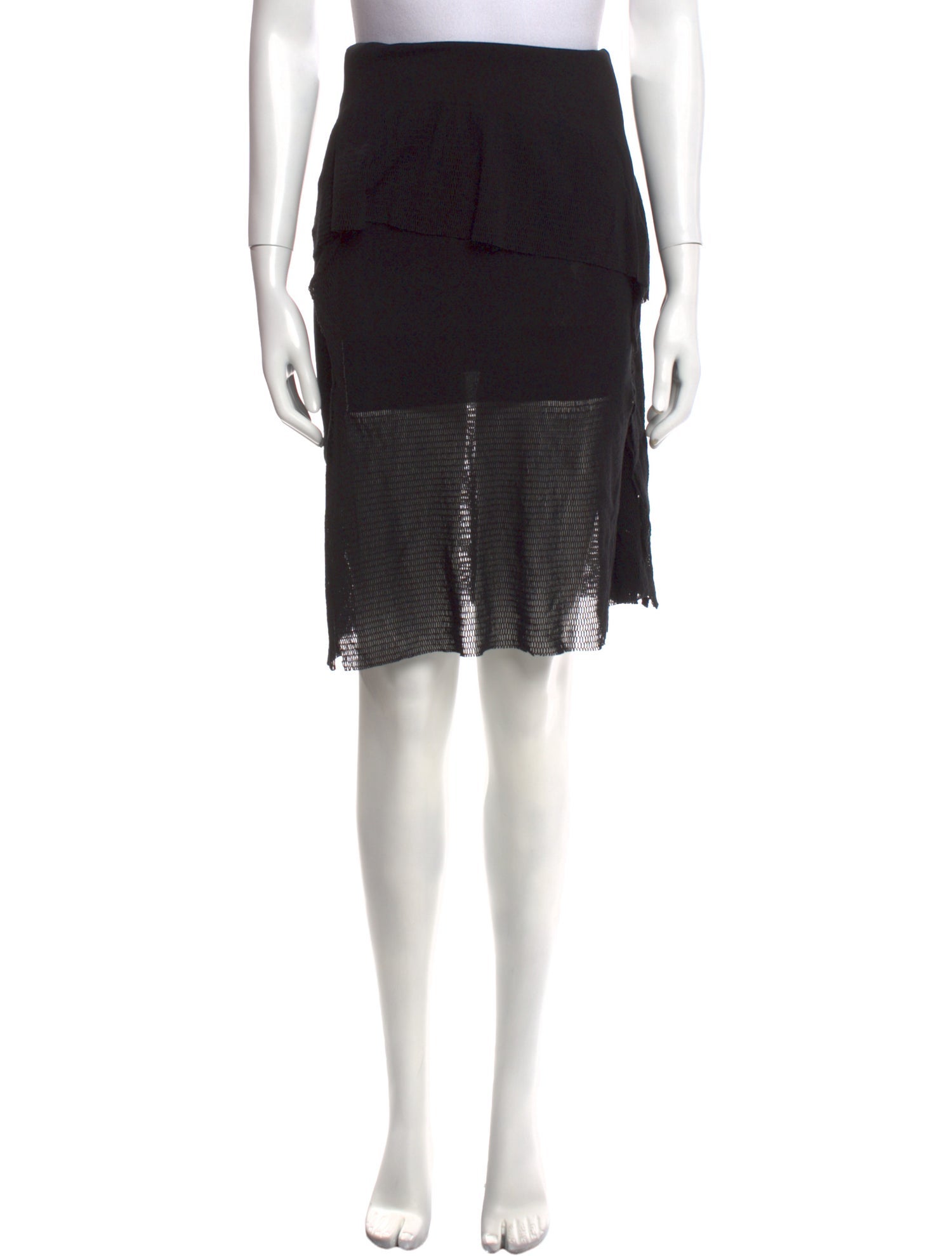 Issey Miyake Fete Vintage Knee-Length Skirt