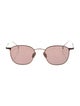 Issey Miyake Round Mirrored Sunglasses