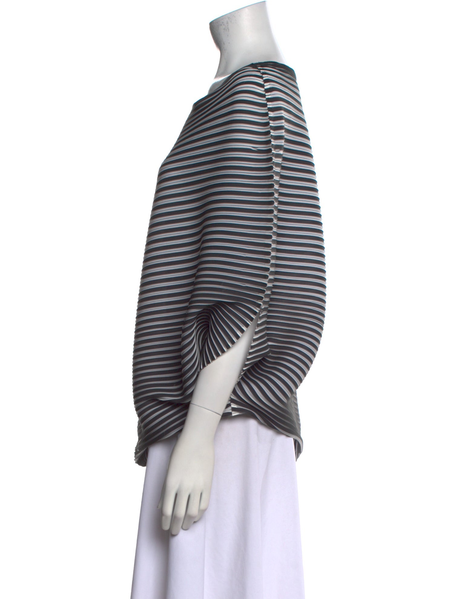 Issey Miyake 2017 Striped Top