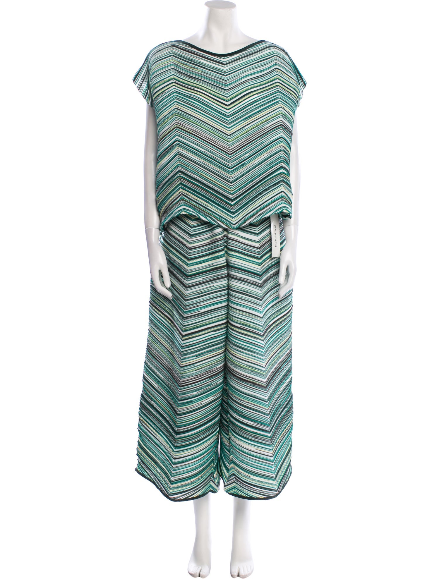 Issey Miyake Striped Pantsuit