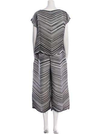 Issey Miyake Striped Pant Set