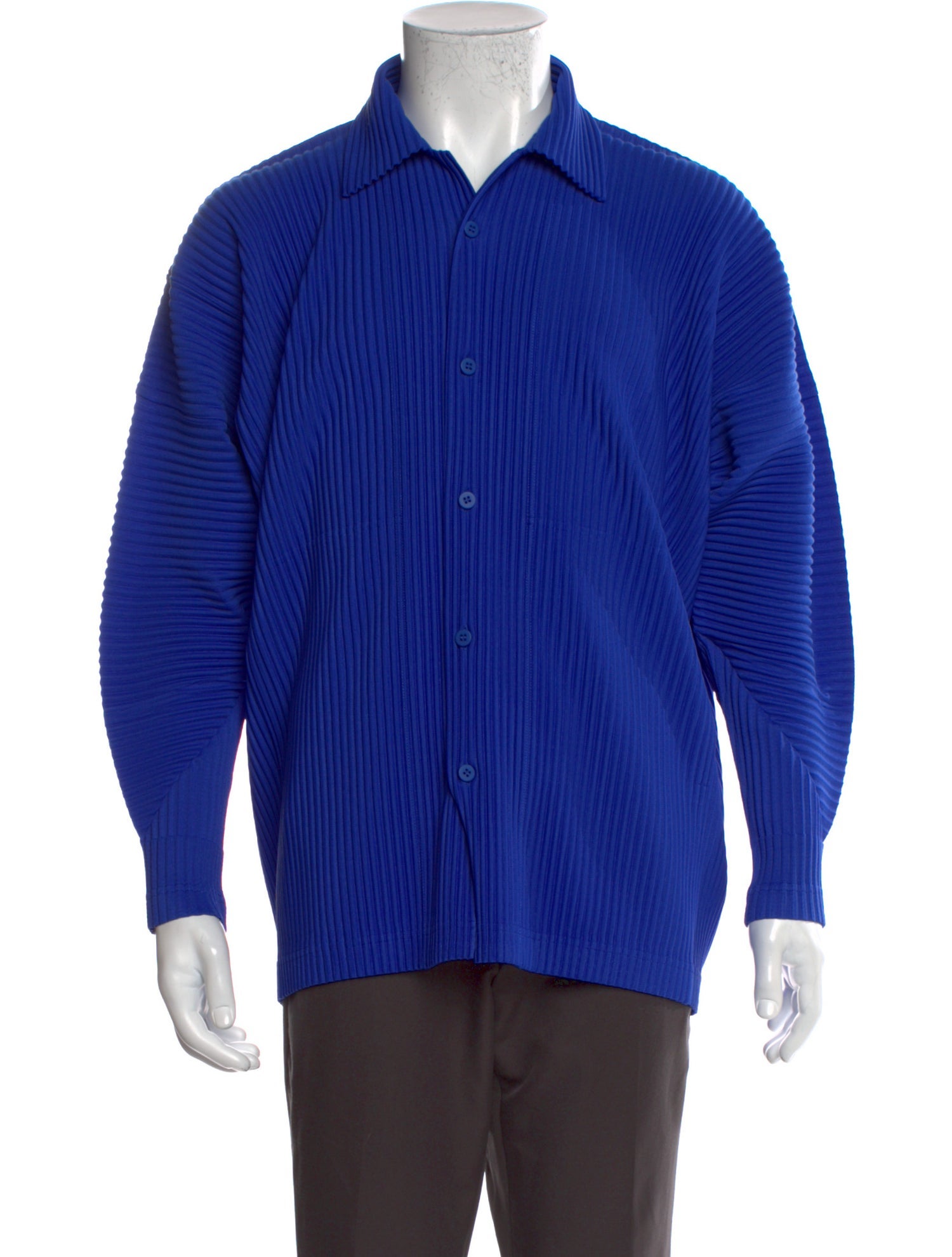 HOMME PLISSÉ ISSEY MIYAKE Collar Long Sleeve Henley