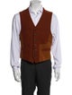 Issey Miyake Wool Colorblock Pattern Suit Vest