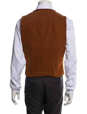 Issey Miyake Wool Colorblock Pattern Suit Vest