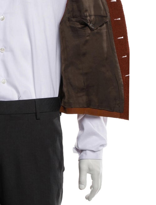 Issey Miyake Wool Colorblock Pattern Suit Vest