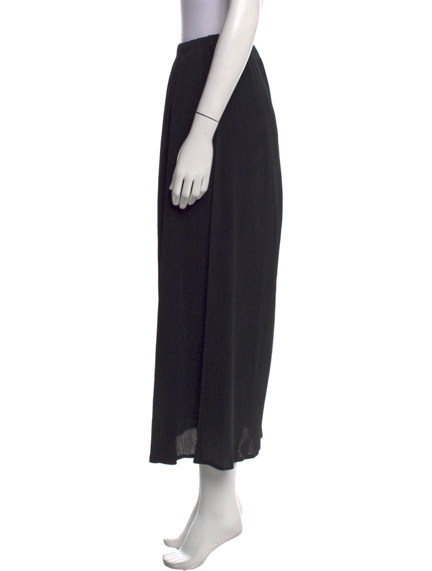 Issey Miyake Pleated Accents Midi Length Skirt