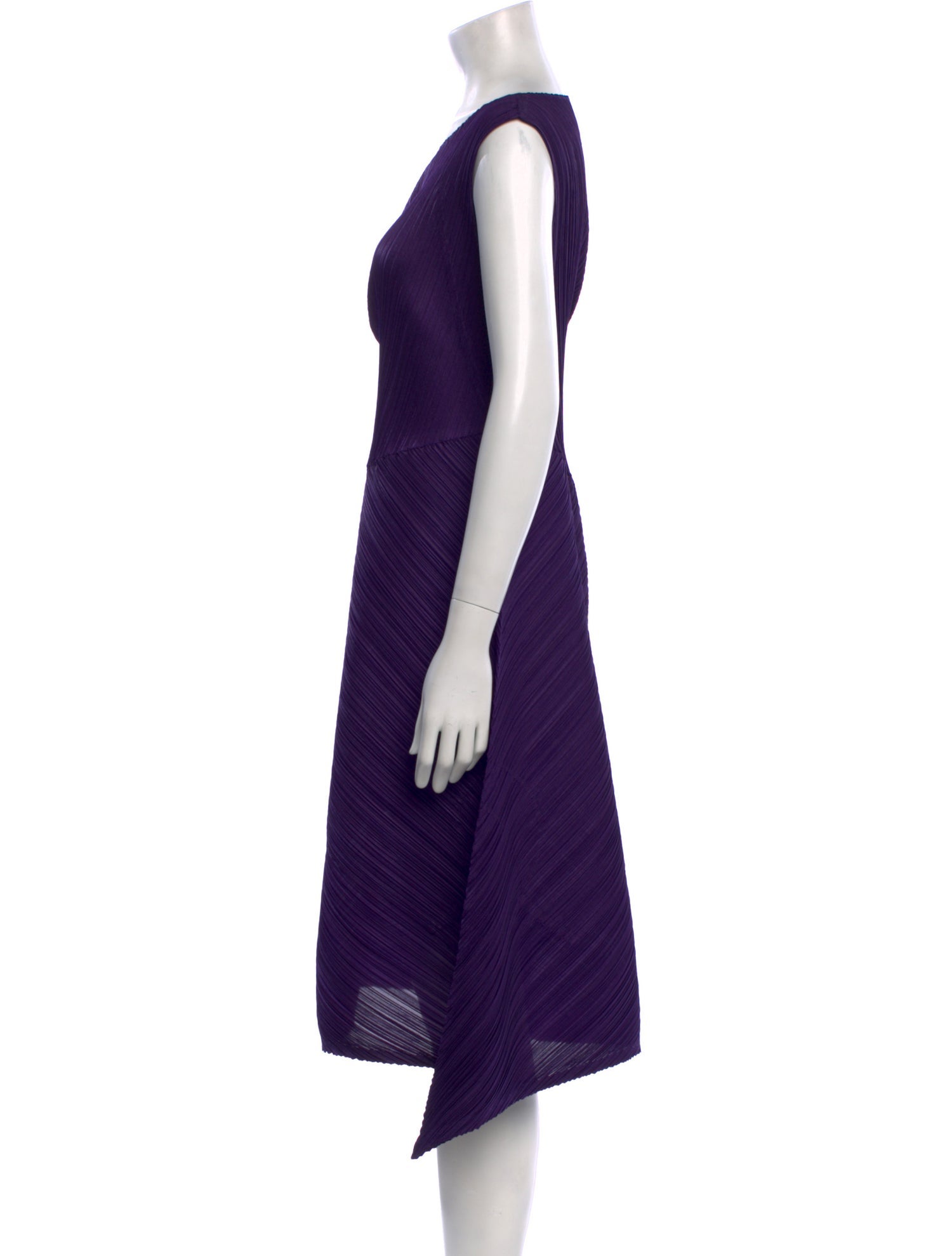 Issey Miyake Bateau Neckline Mini Dress w/ Tags