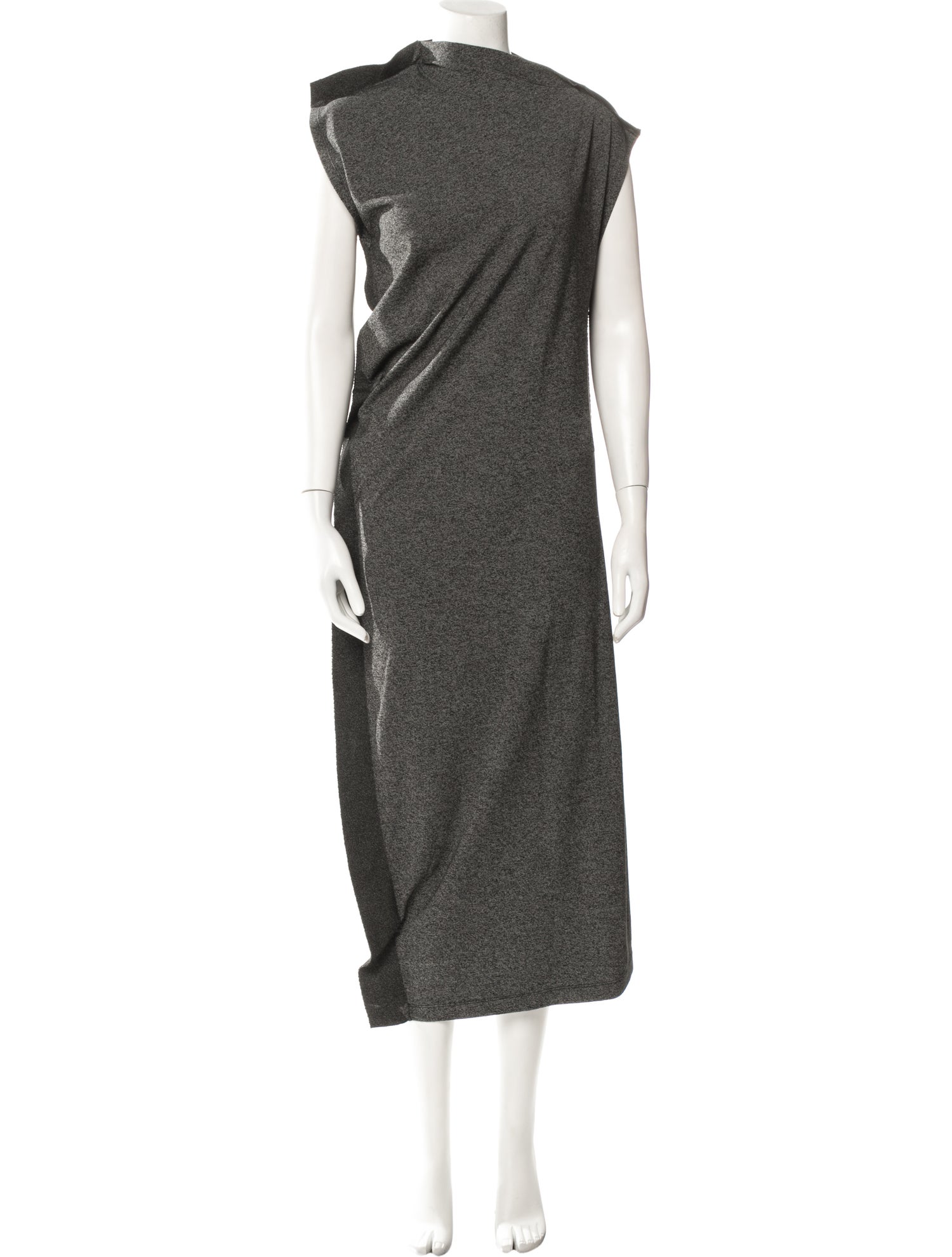 Issey Miyake Turtleneck Long Dress