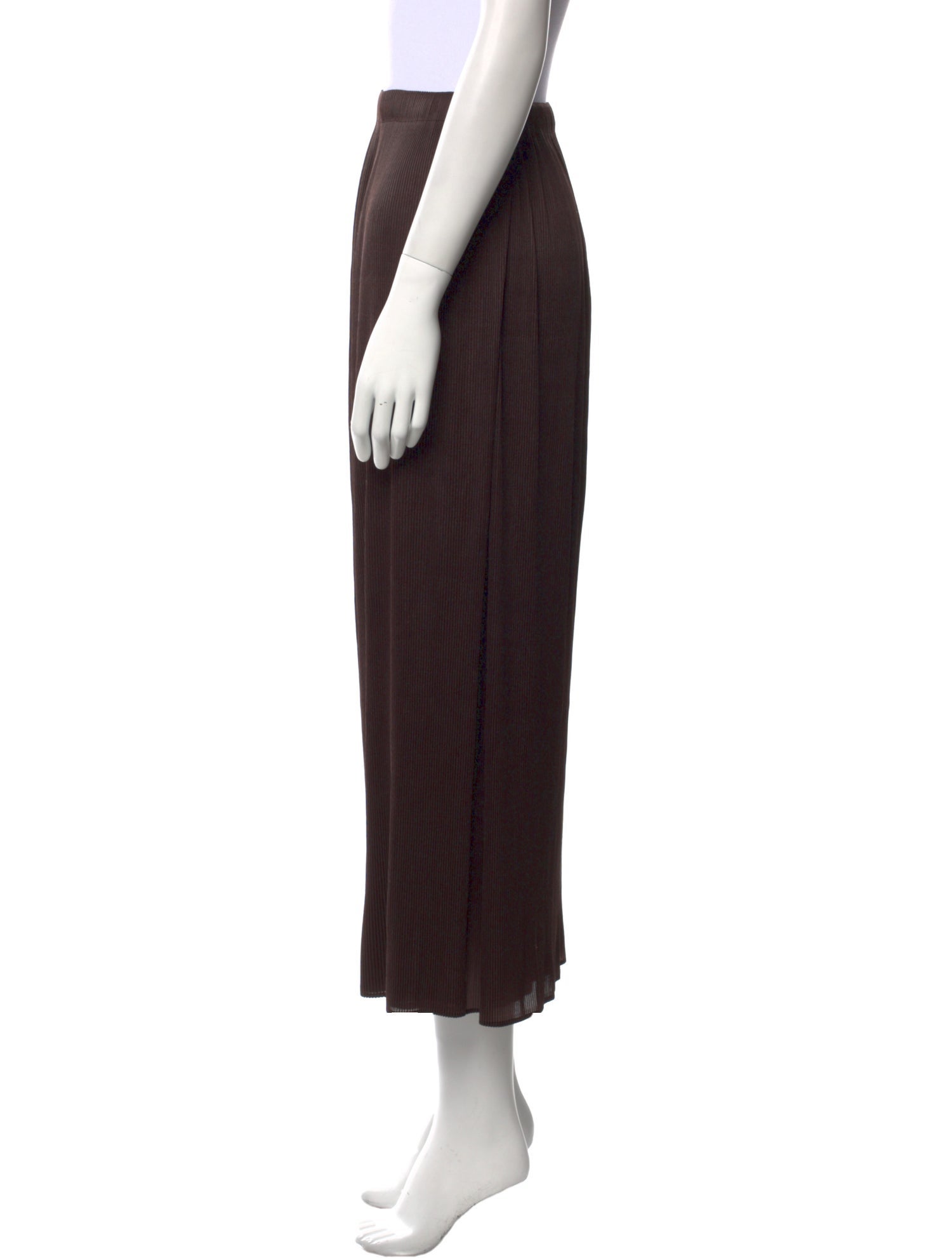 Issey Miyake Pleated Accents Midi Length Skirt