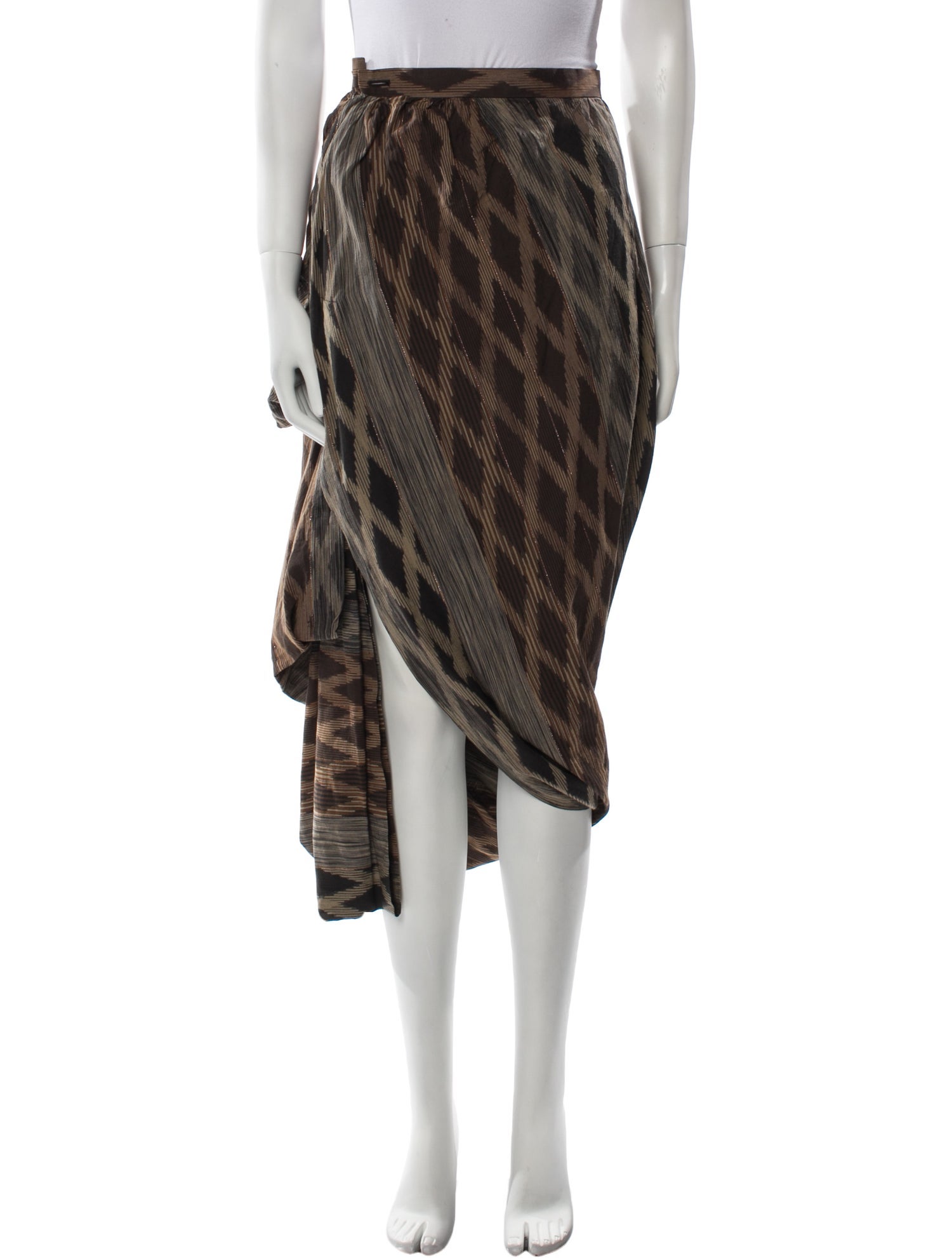 Issey Miyake Vintage Knee-Length Skirt