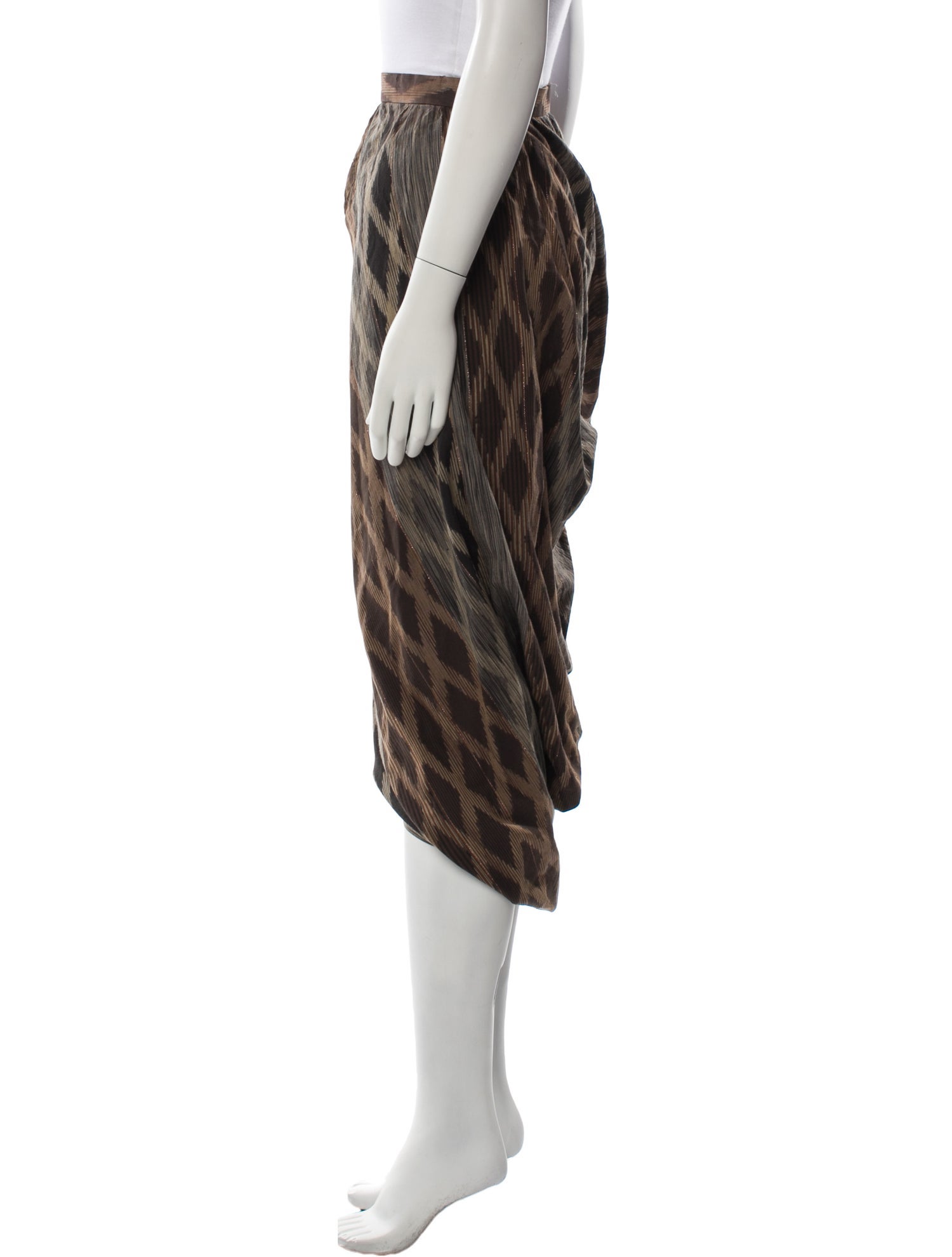 Issey Miyake Vintage Knee-Length Skirt