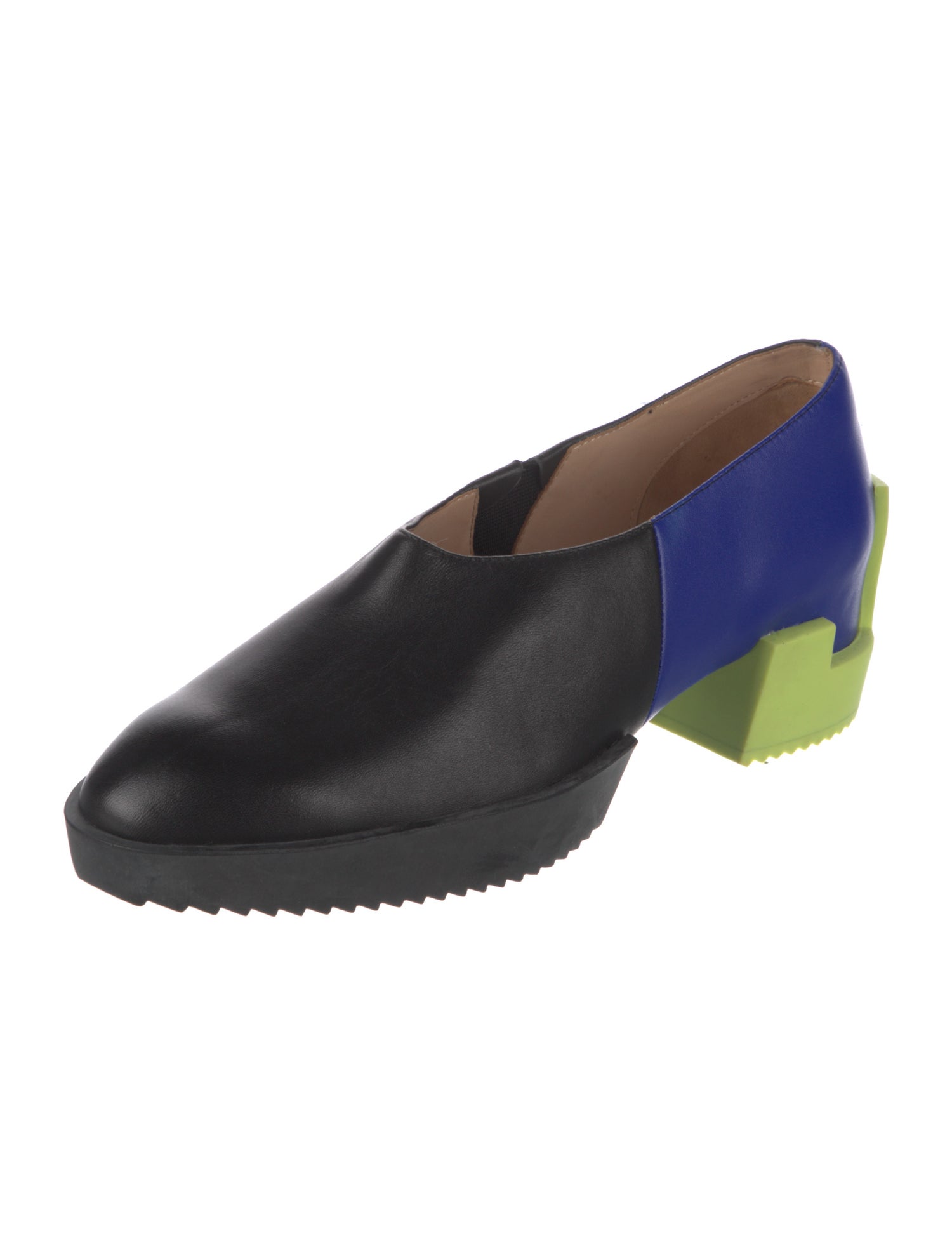 Issey Miyake Patent Leather Loafers