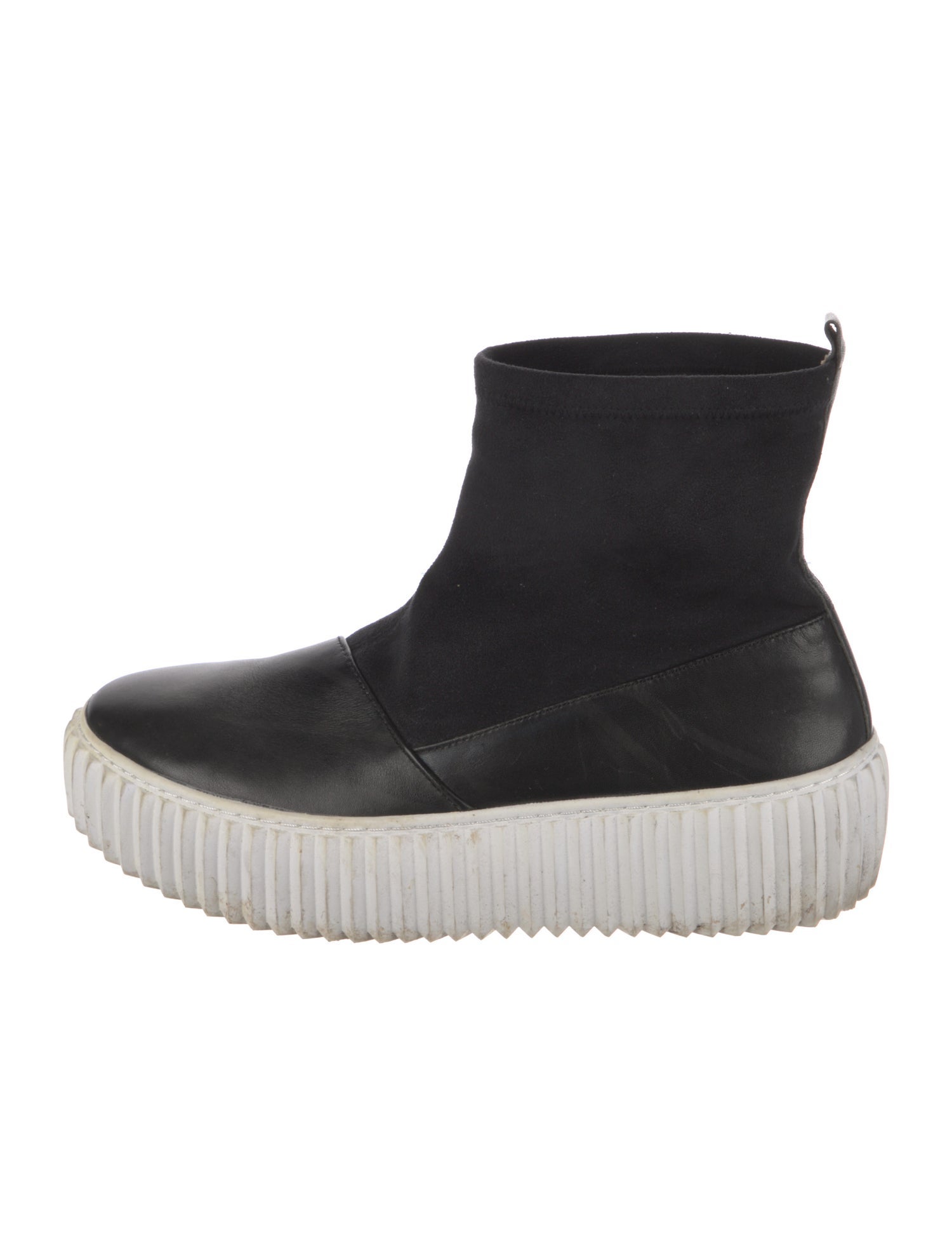 Issey Miyake Leather Sneakers