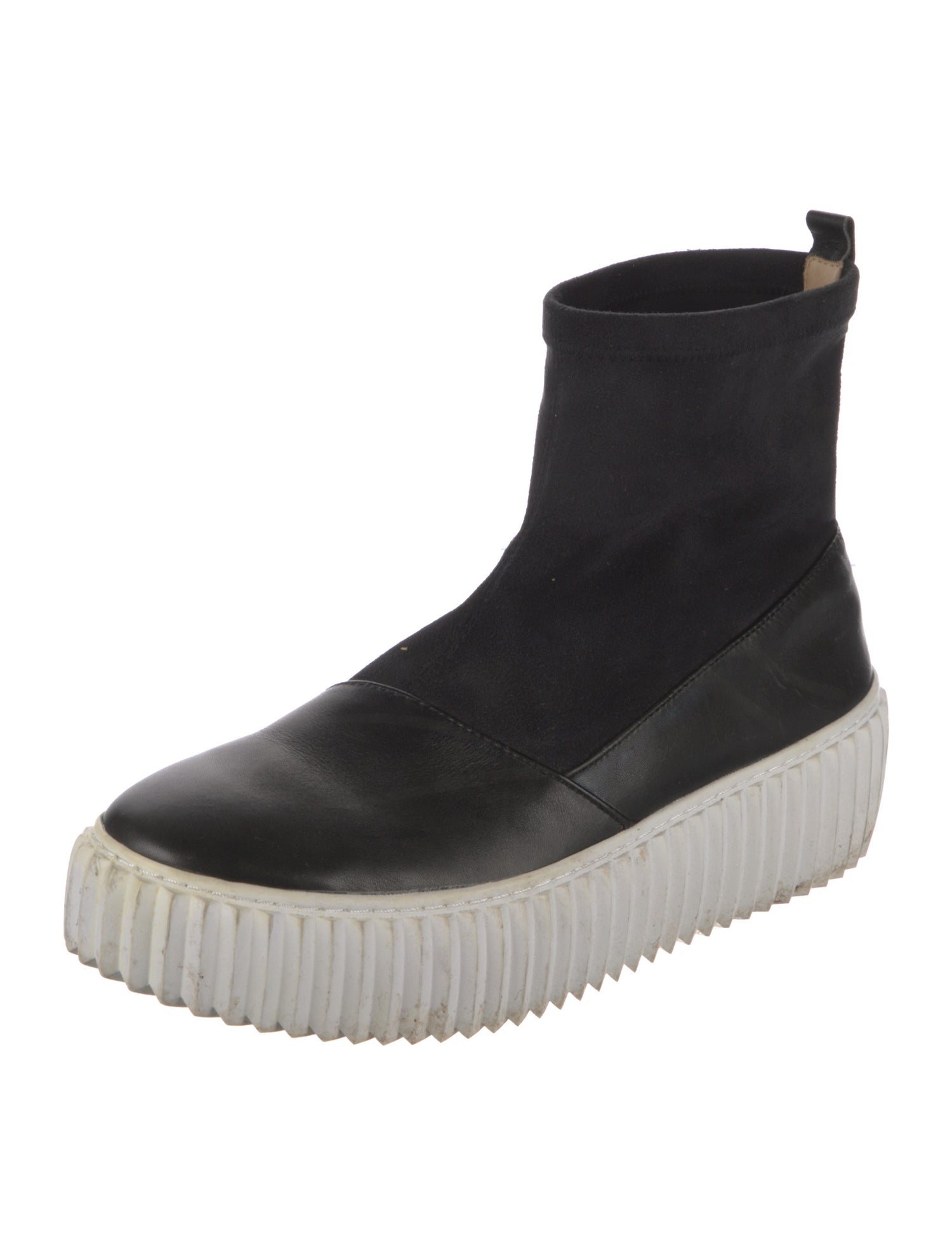 Issey Miyake Leather Sneakers