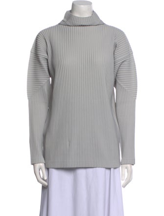 HOMME PLISSÉ ISSEY MIYAKE Turtleneck Long Sleeve Pullover