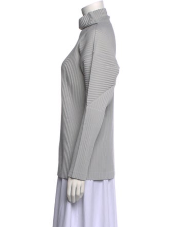 HOMME PLISSÉ ISSEY MIYAKE Turtleneck Long Sleeve Pullover