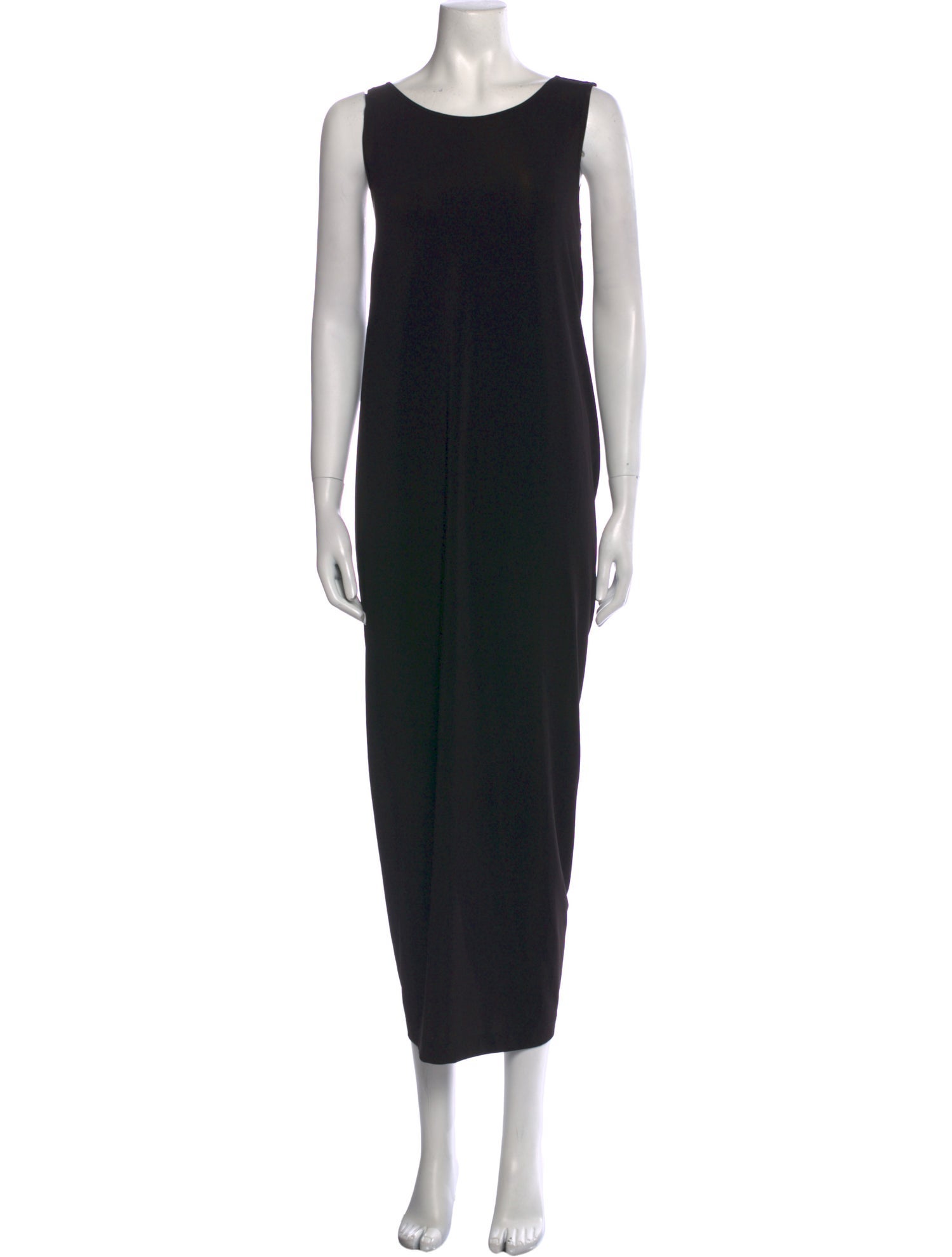 Issey Miyake Scoop Neck Long Dress
