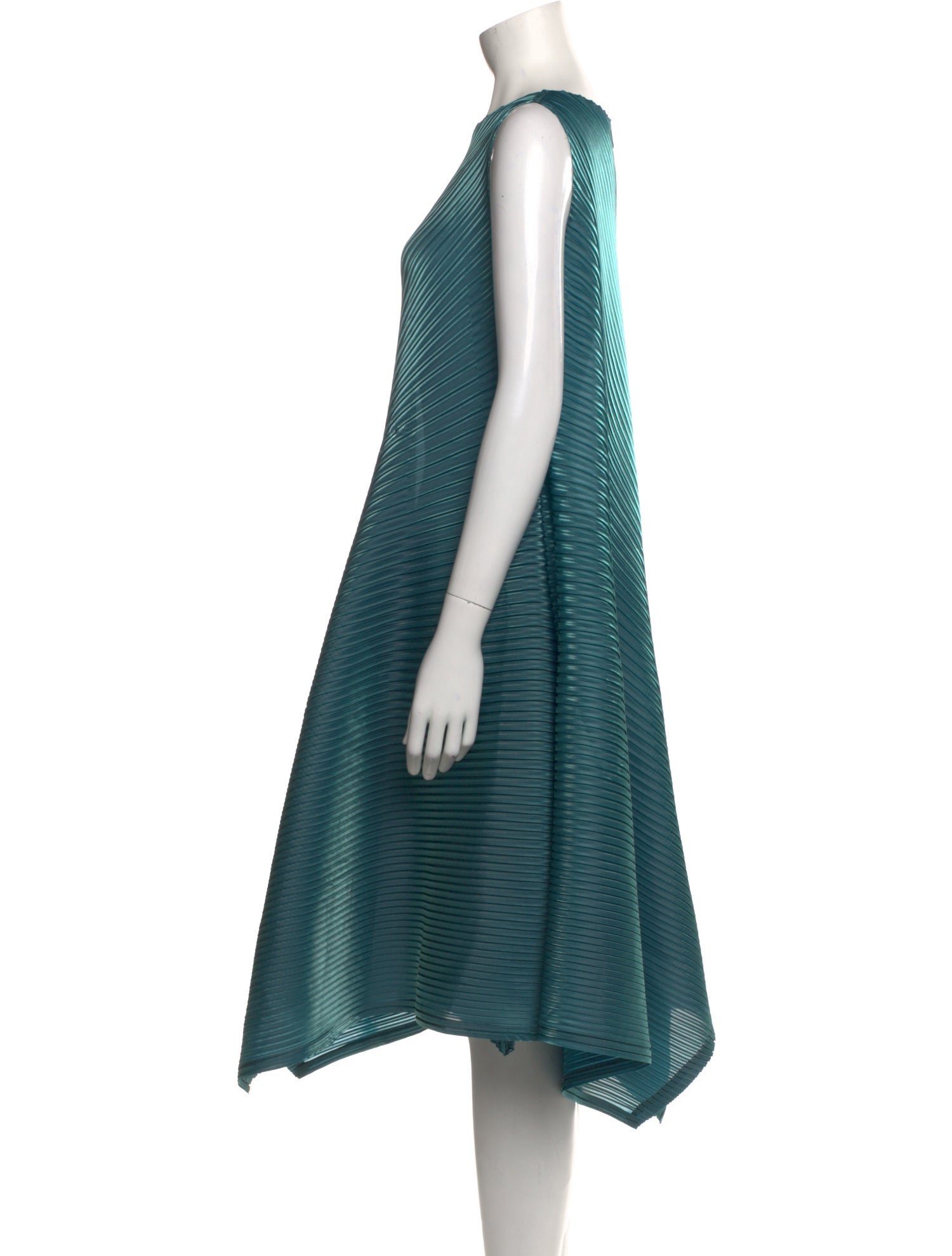 Issey Miyake Printed Midi Length Dress