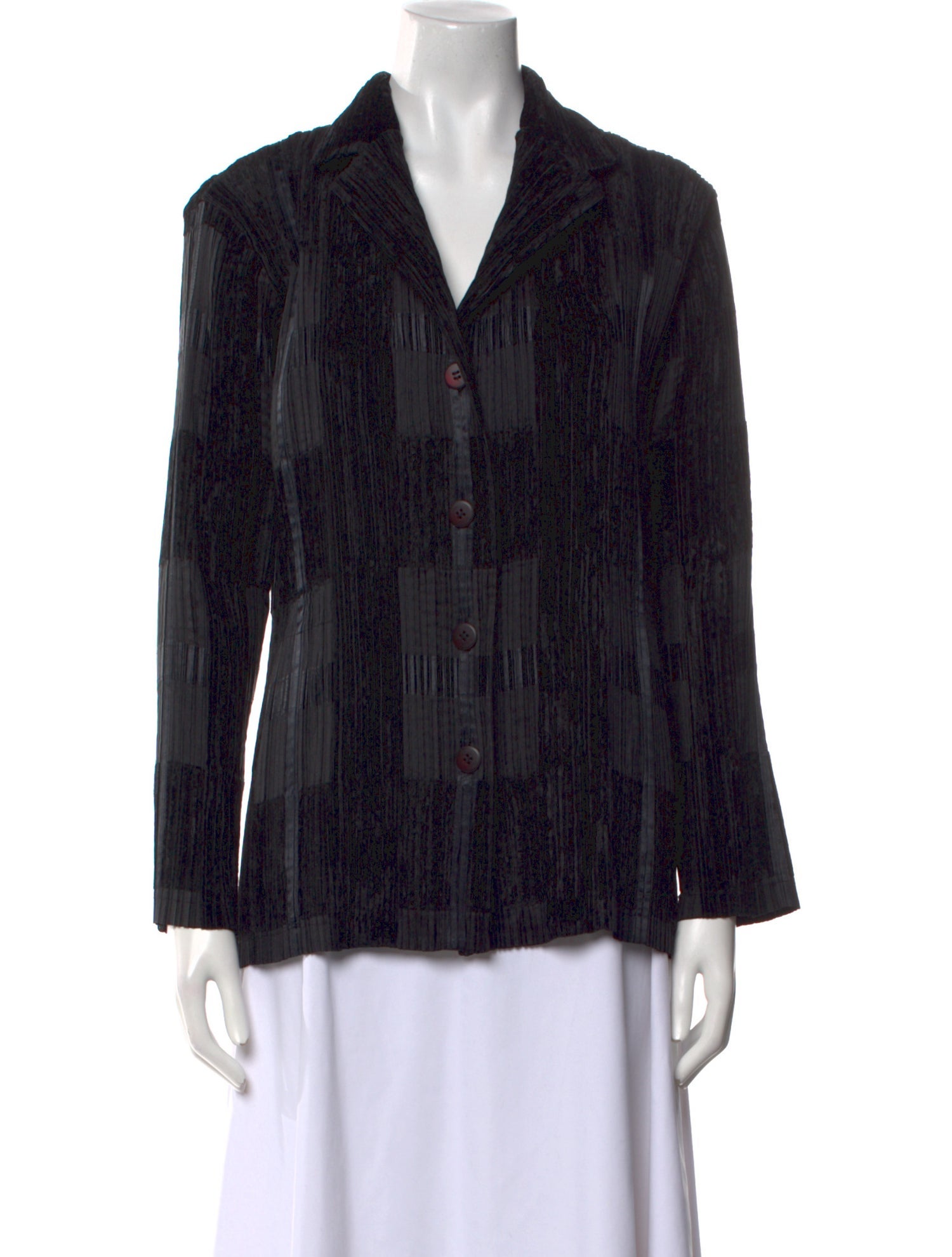 Issey Miyake 2011 Printed Blouse