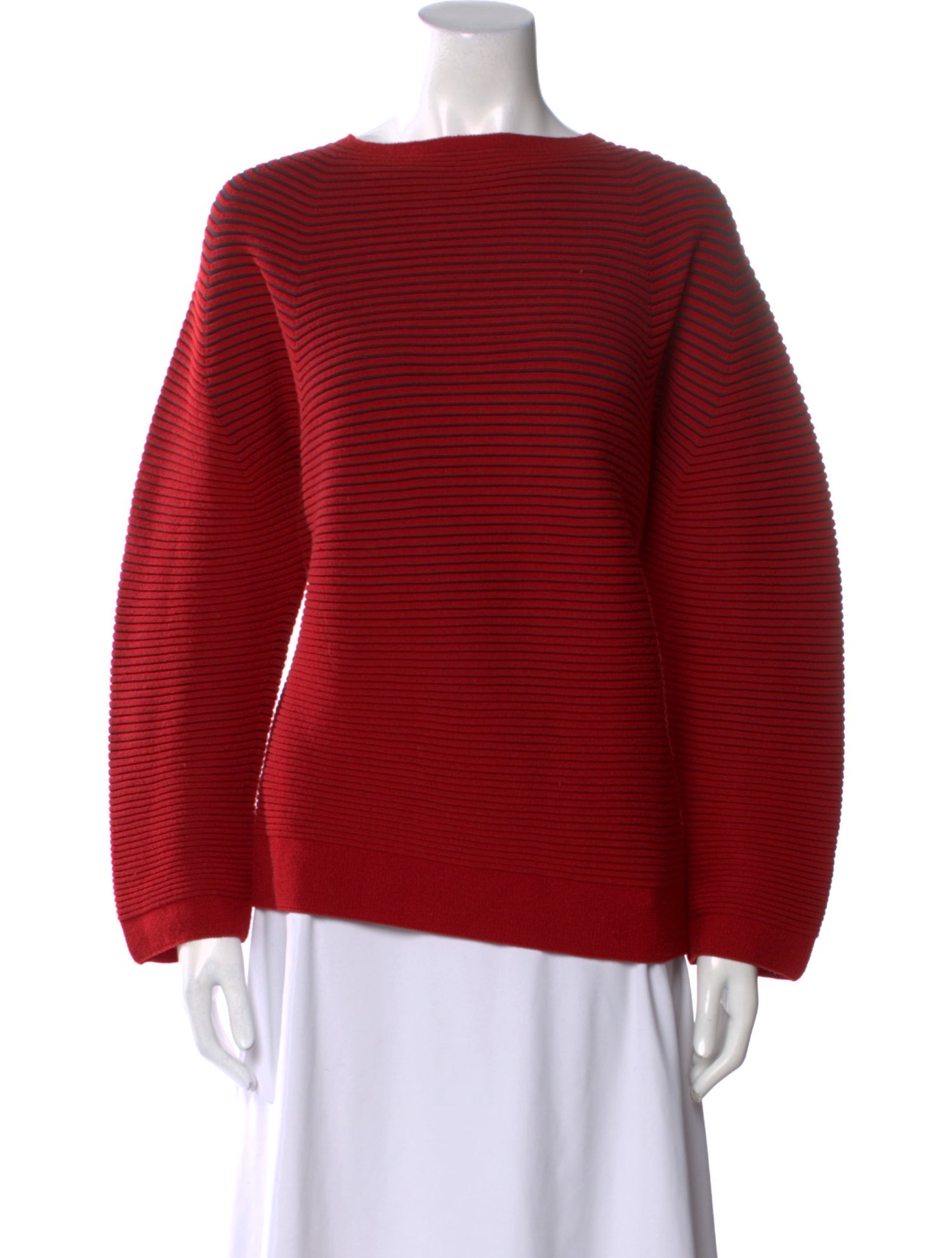 Issey Miyake Wool Bateau Neckline Sweater
