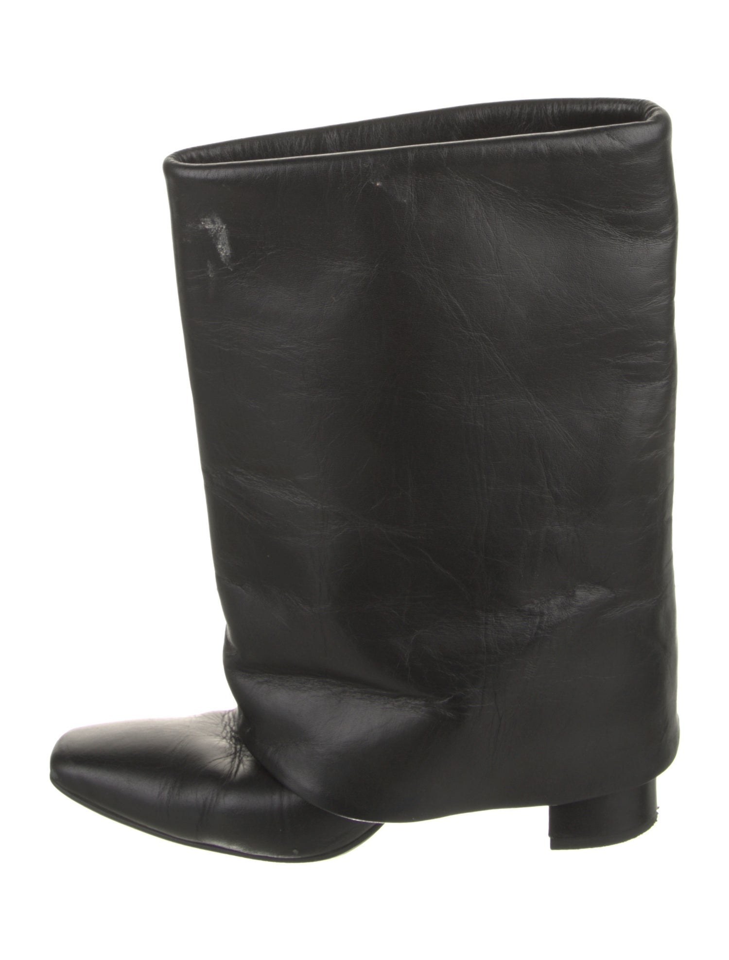 Issey Miyake Leather Rain Boots