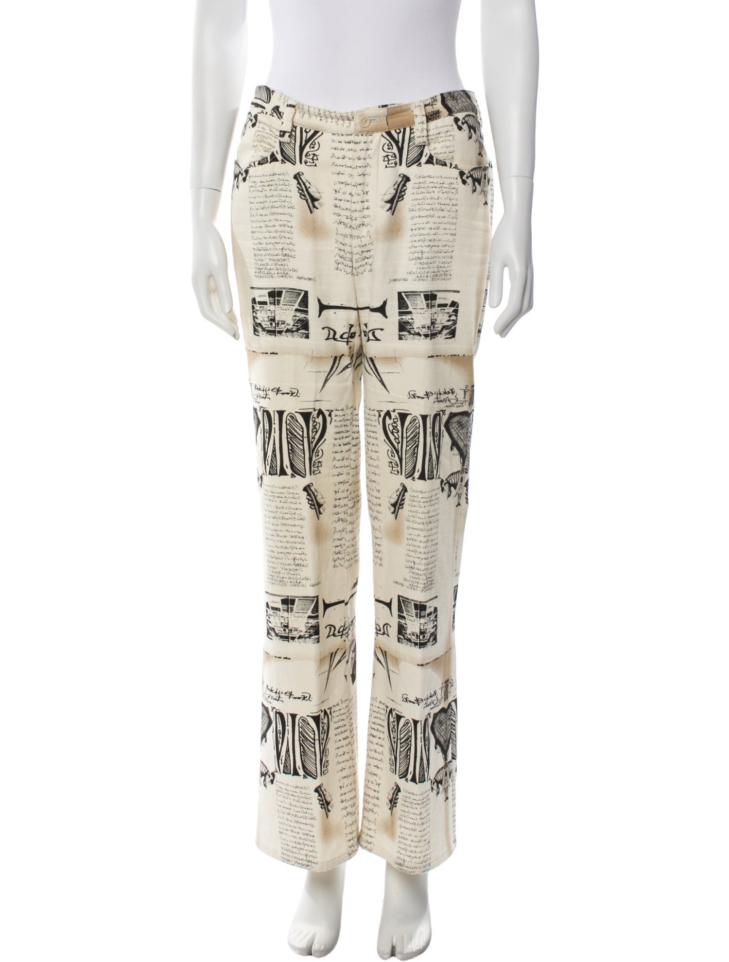 Issey Miyake Vintage Wide Leg Pants