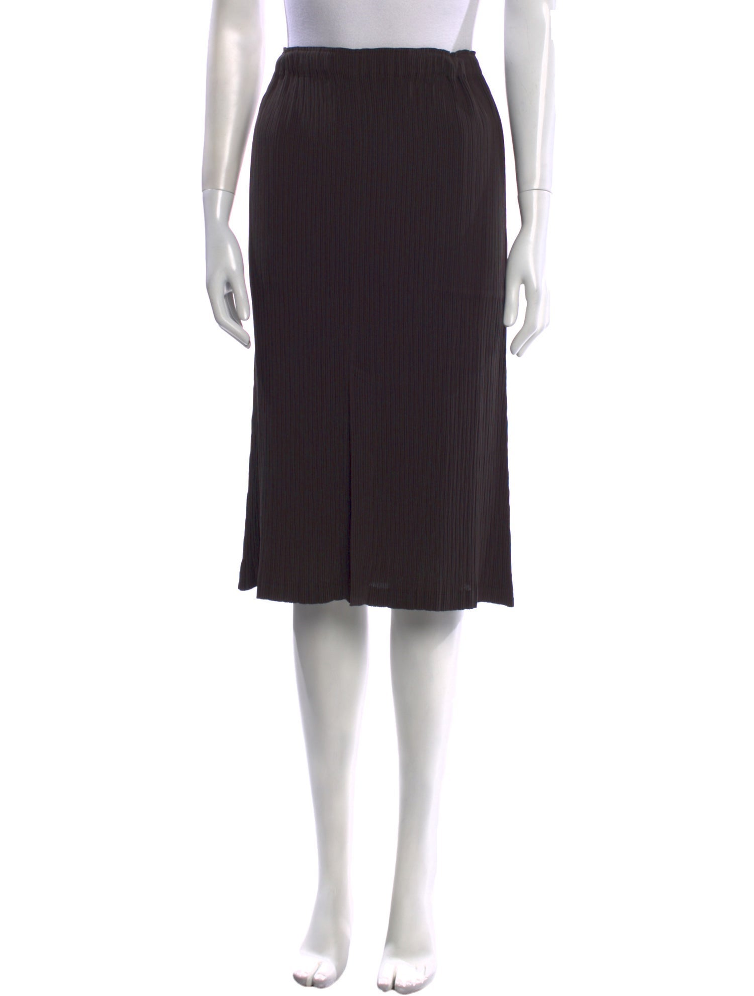 Issey Miyake Pleated Accents Midi Length Skirt