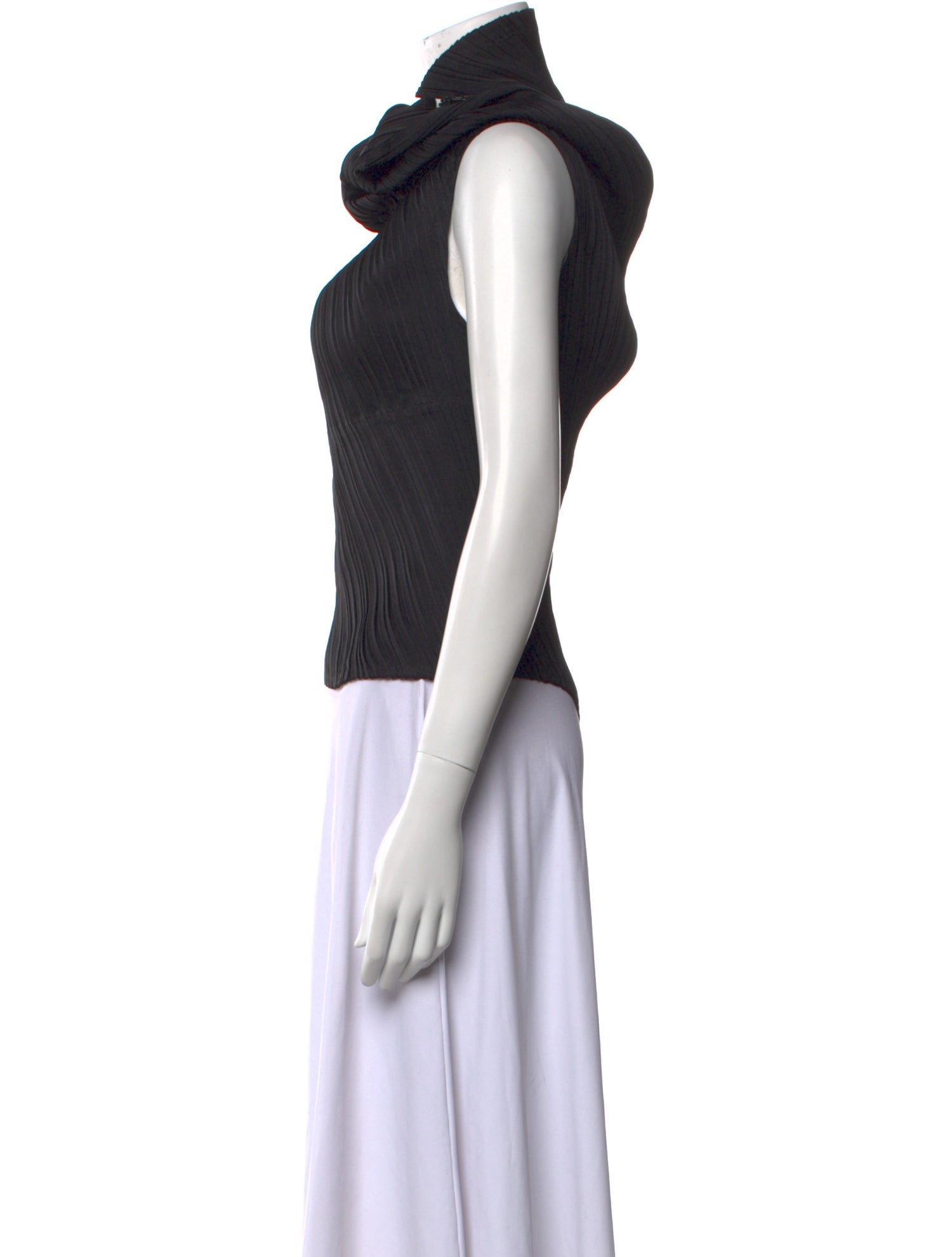 Issey Miyake 2023 Cowl Neck Top