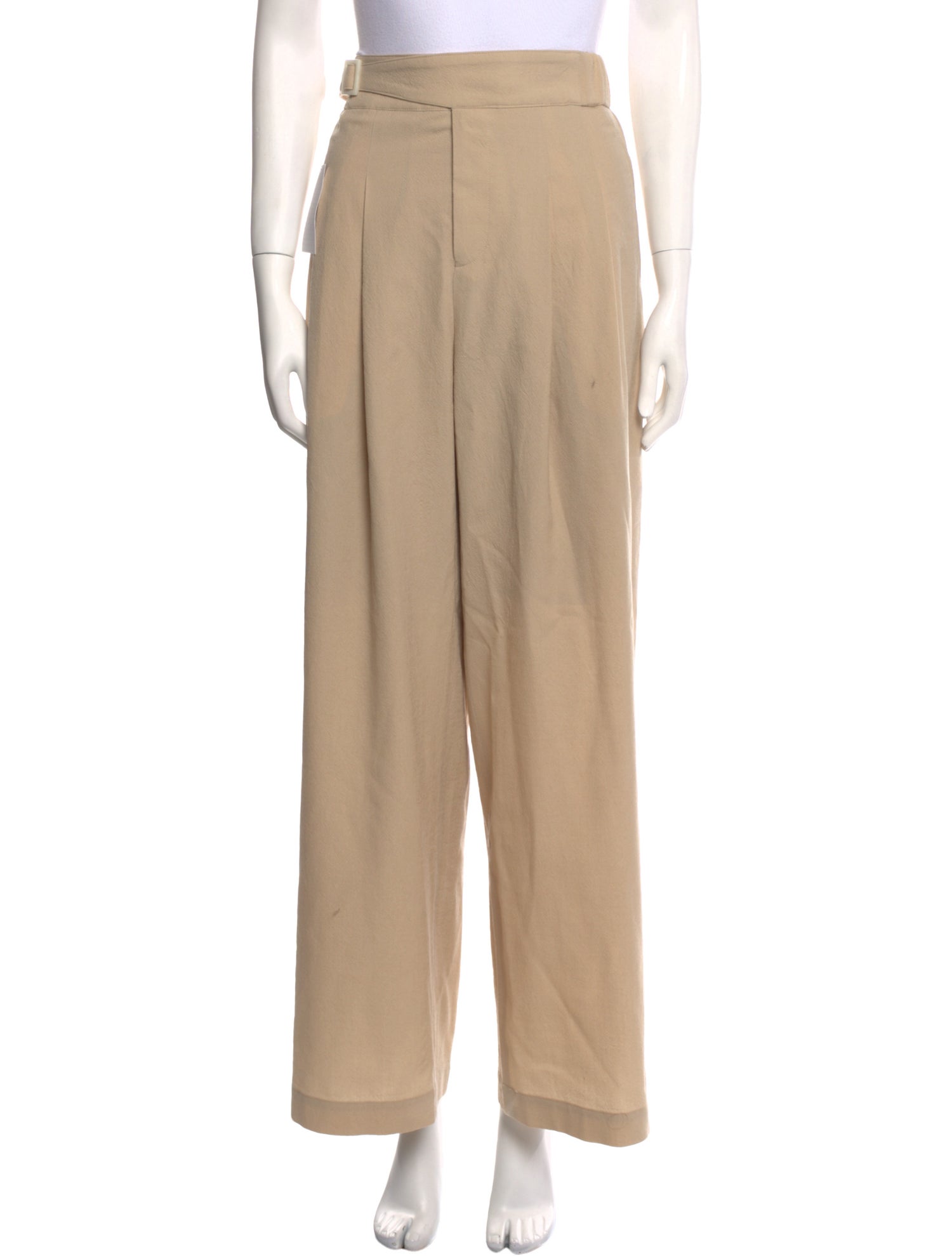 Issey Miyake Wool Wide Leg Pants
