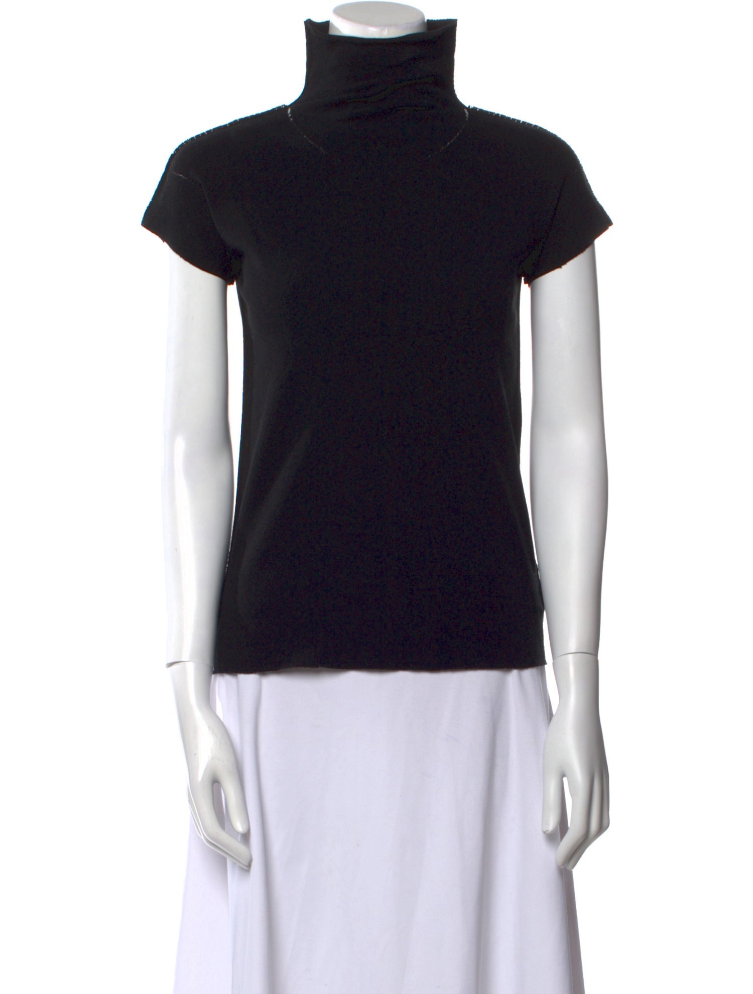 Issey Miyake Nylon Turtleneck Top