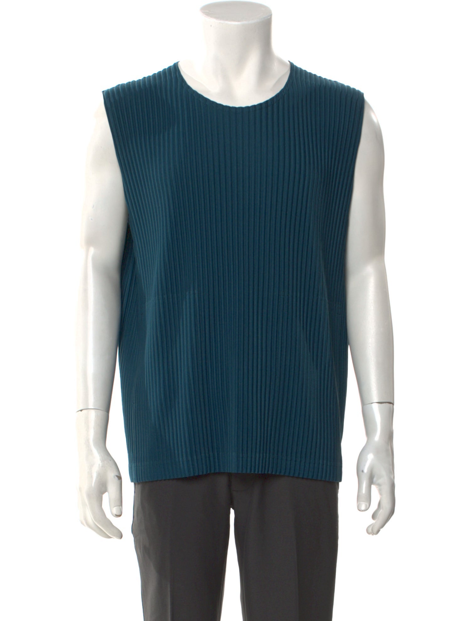 HOMME PLISSÉ ISSEY MIYAKE Striped Sleeveless Shirt