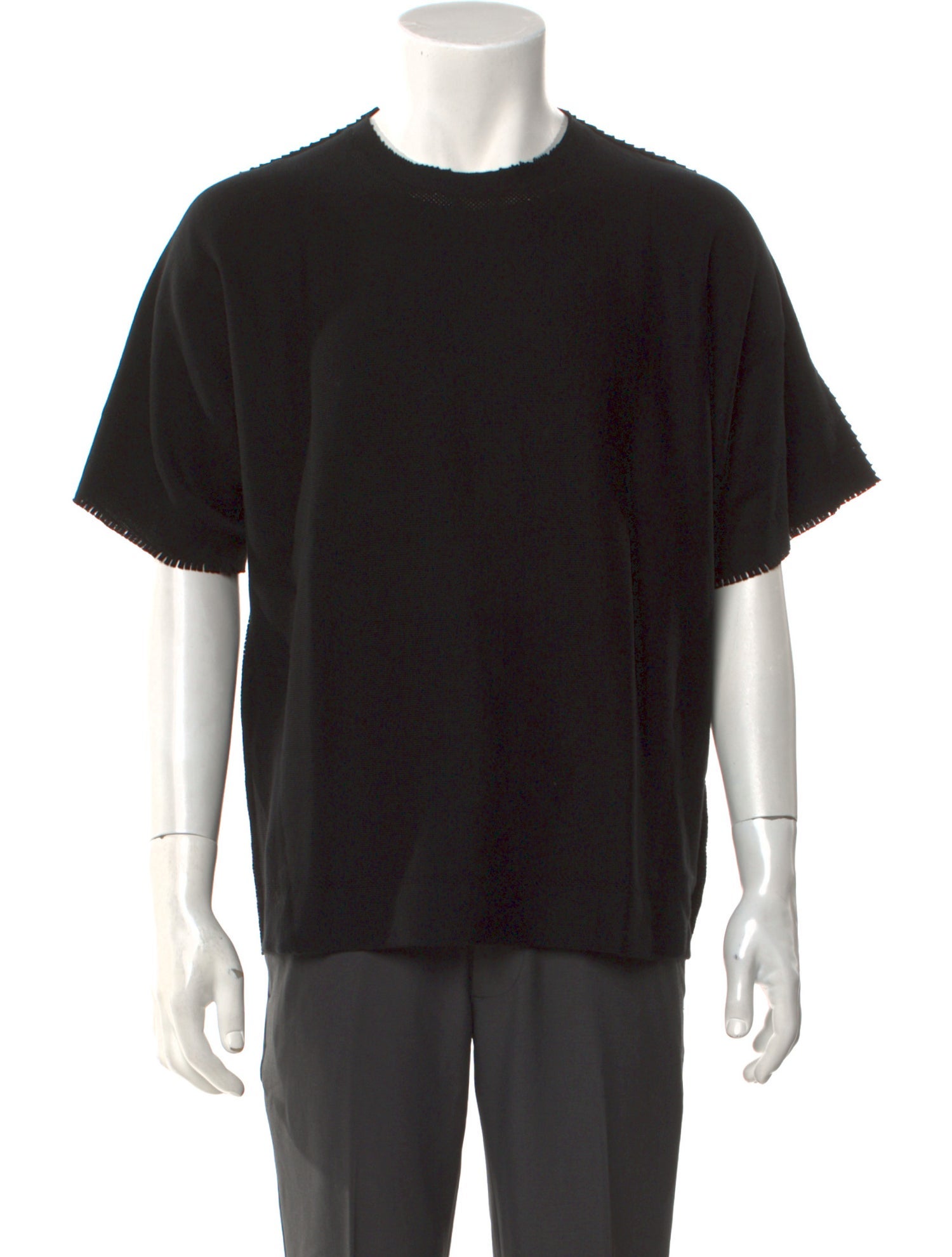 Issey Miyake Crew Neck Short Sleeve T-Shirt