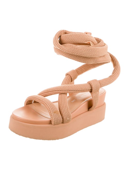 Issey Miyake Leather Espadrilles