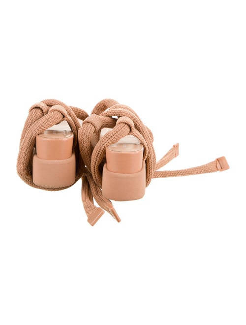 Issey Miyake Leather Espadrilles