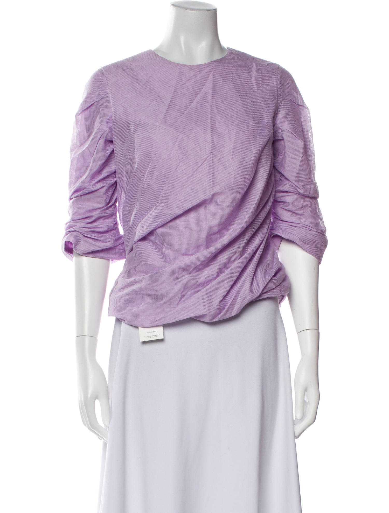 Issey Miyake 2024 Crew Neck Crop Top