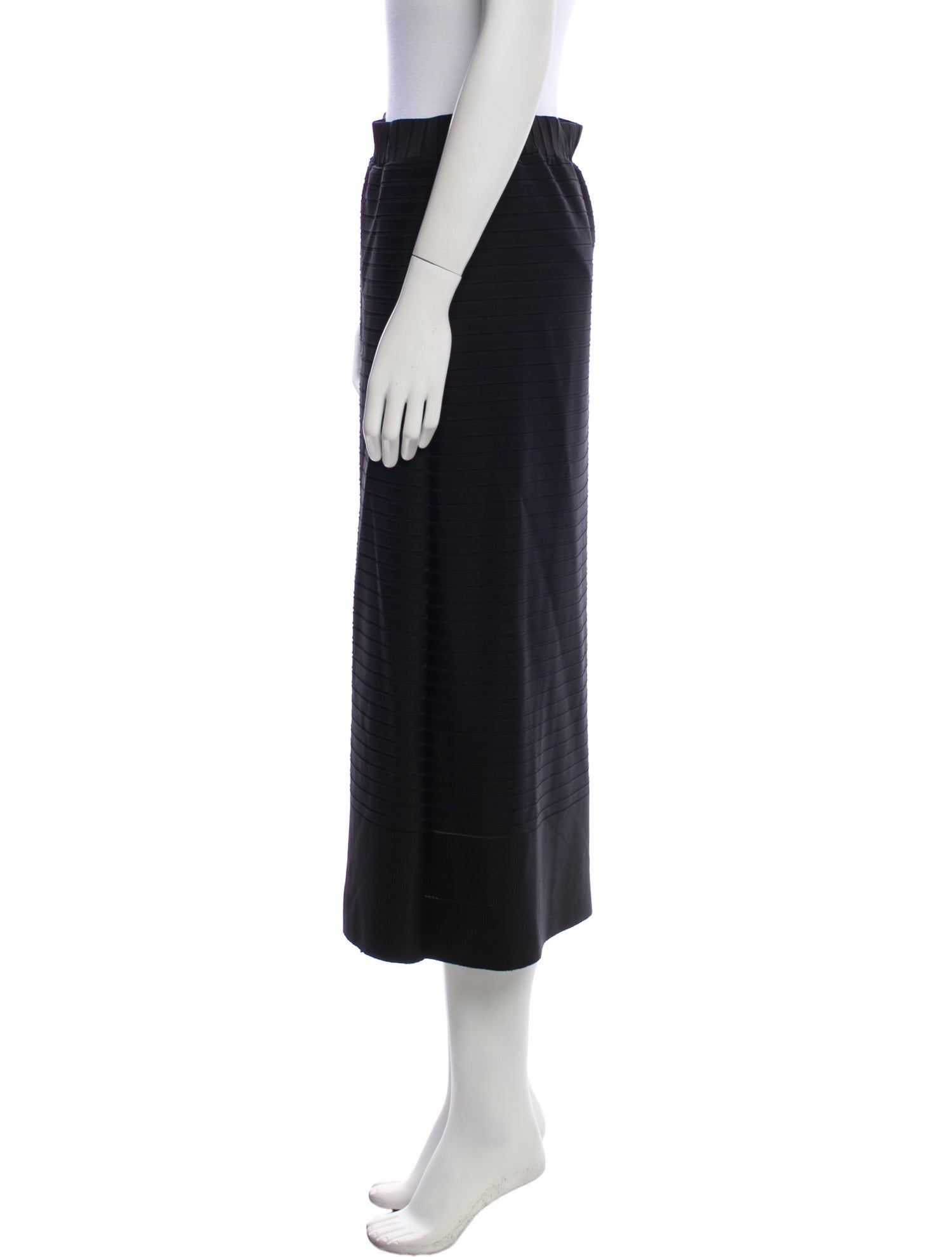 Issey Miyake Wool Midi Length Skirt