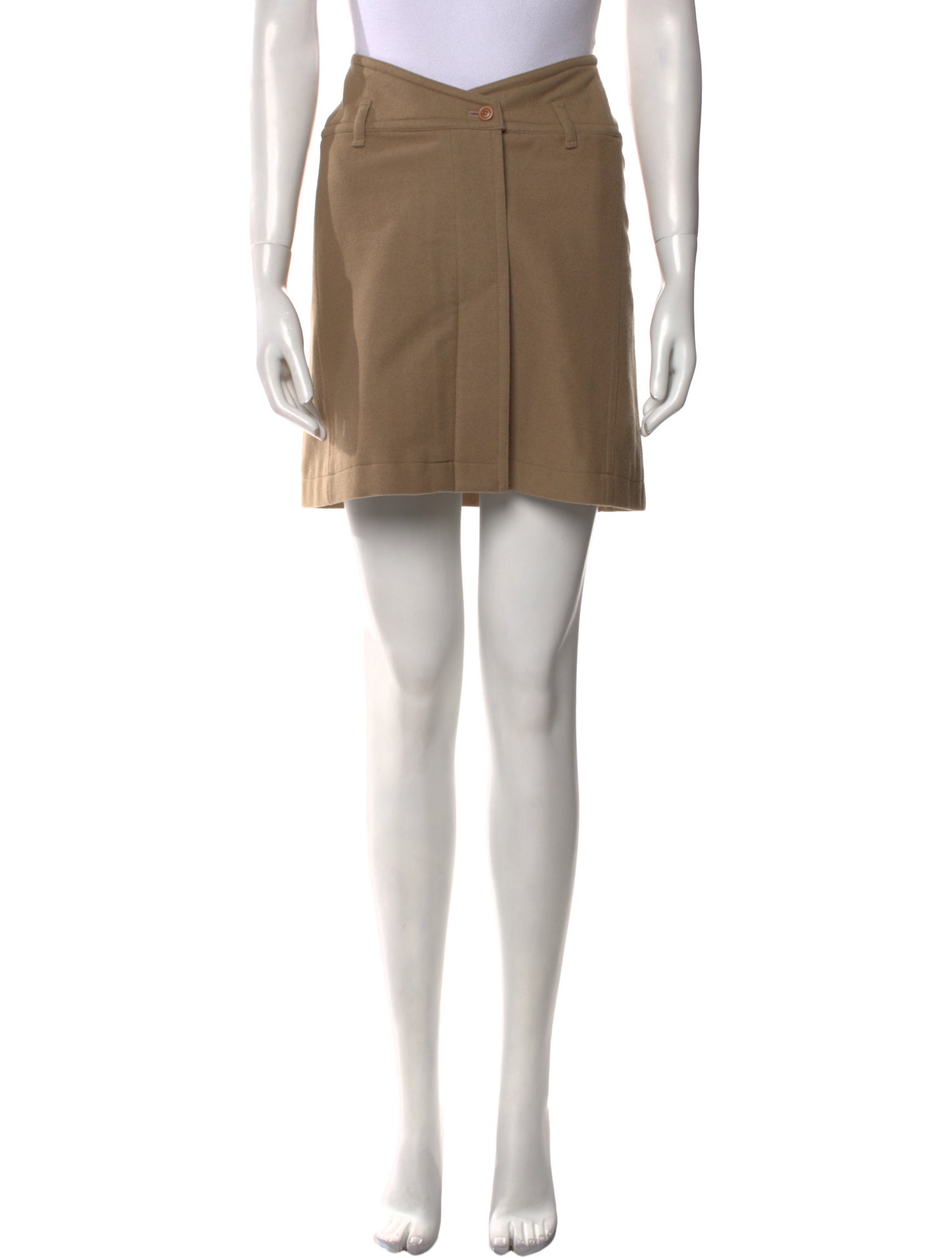 Issey Miyake Wool Mini Skirt