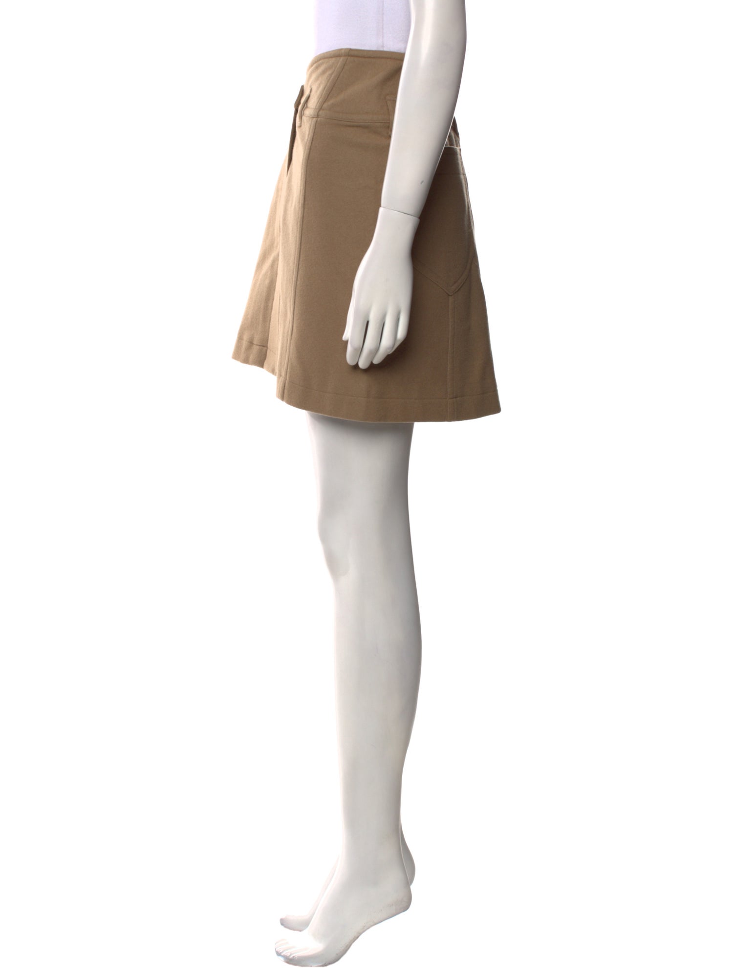 Issey Miyake Wool Mini Skirt