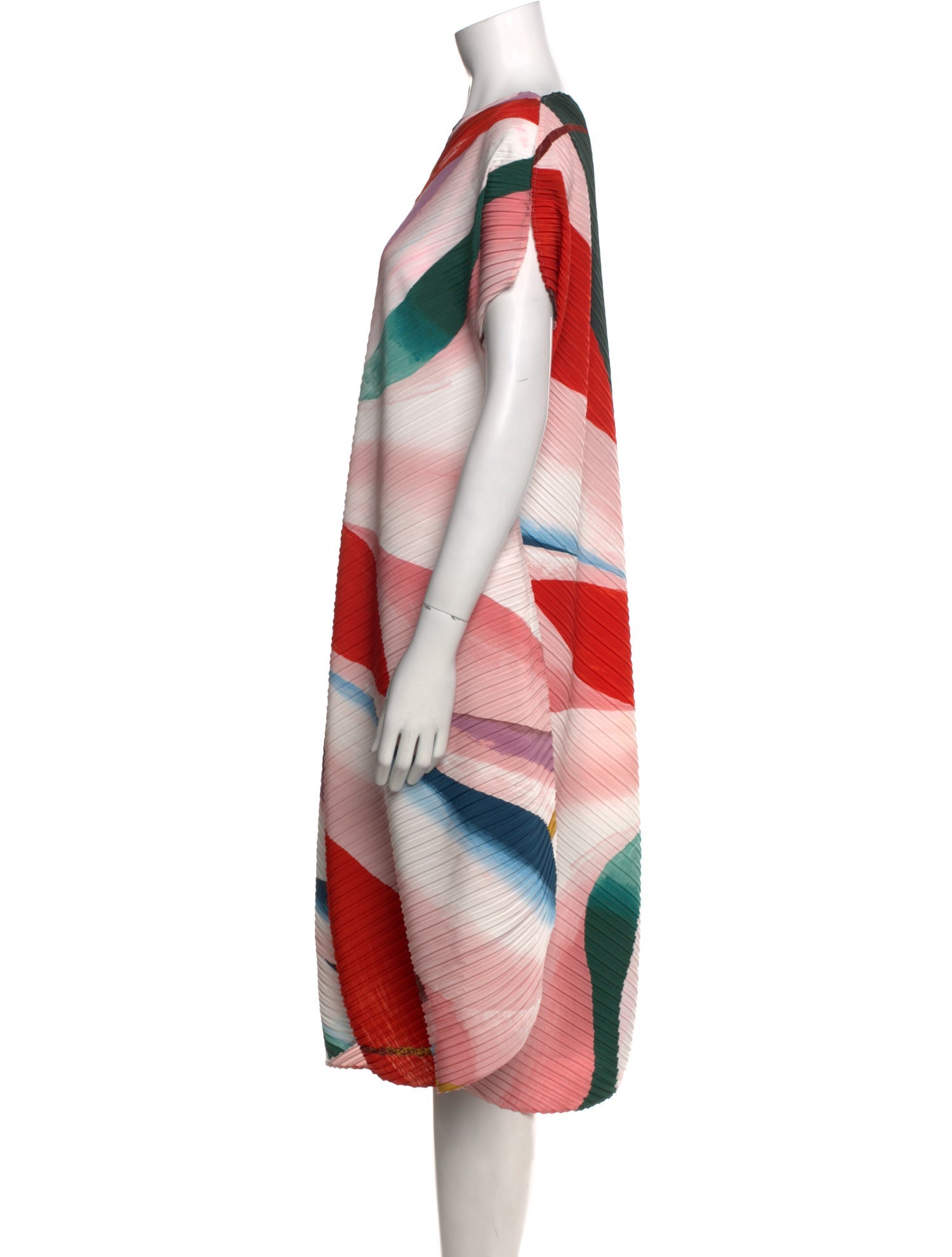 Issey Miyake Printed Knee-Length Dress