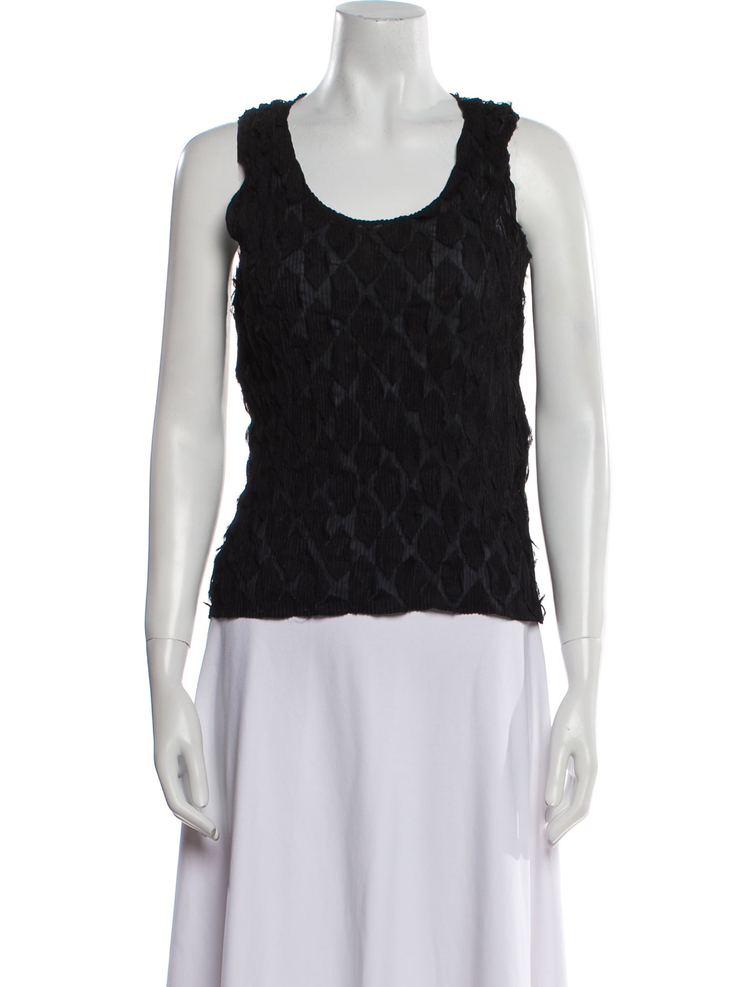 Issey Miyake 2012 Scoop Neck Top