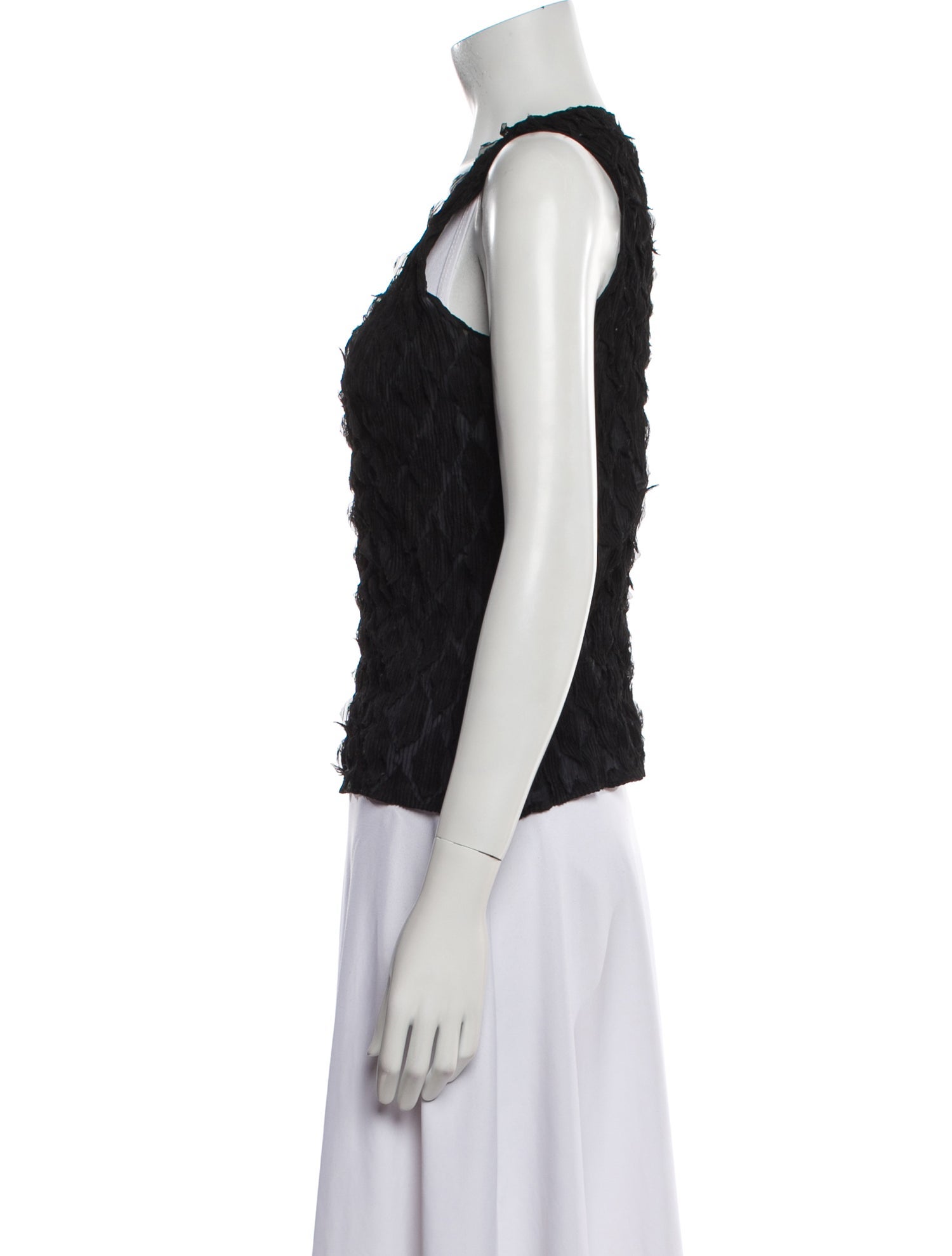 Issey Miyake 2012 Scoop Neck Top