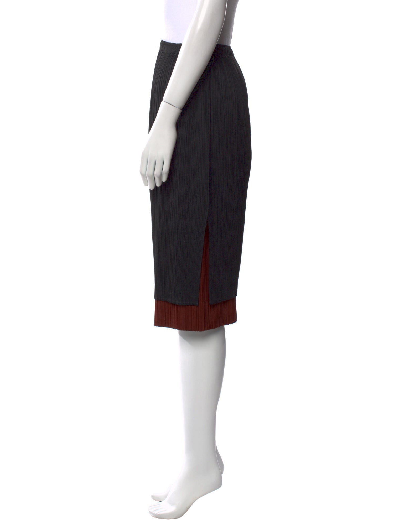 Pleats Please Issey Miyake Vintage Knee-Length Skirt