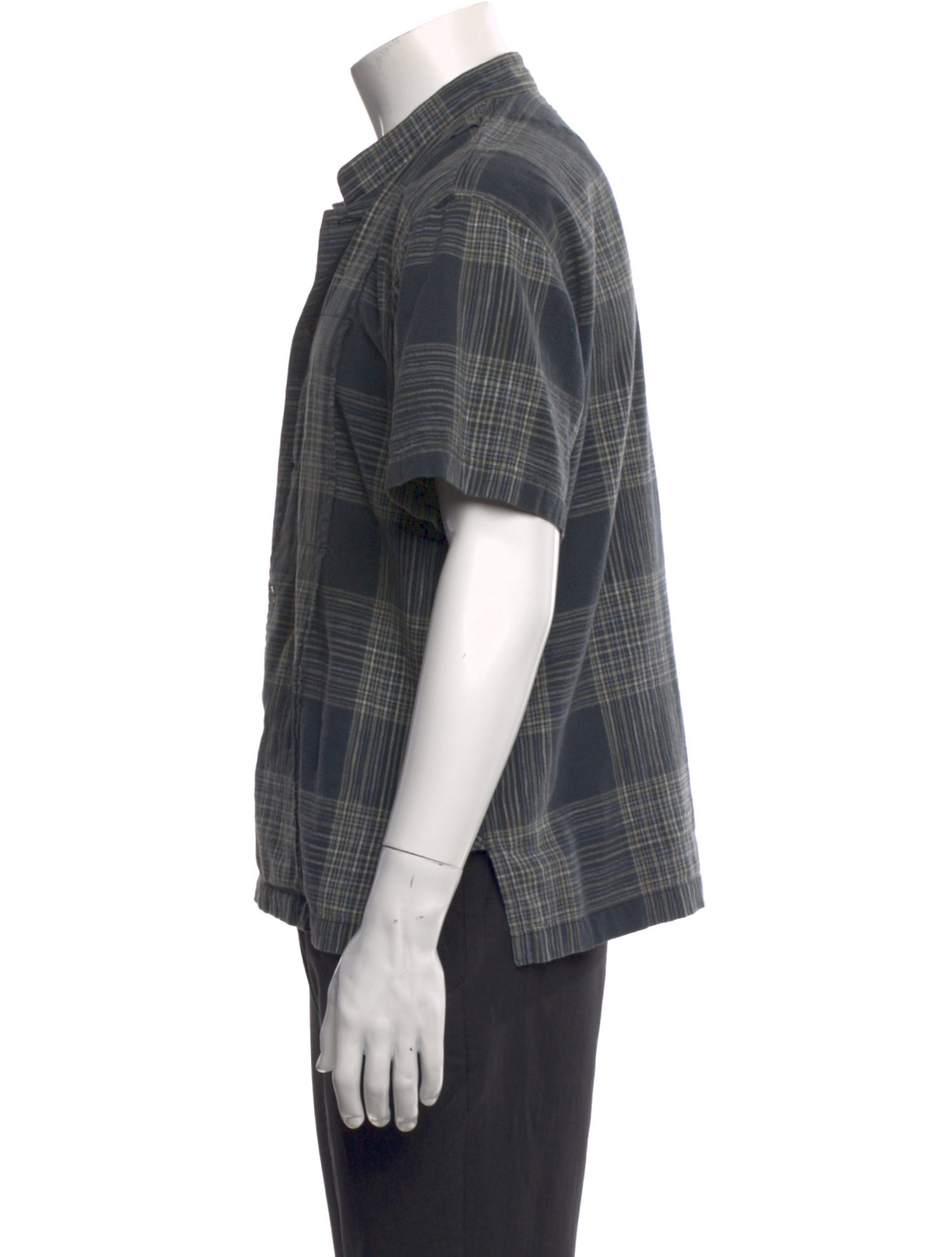 Issey Miyake Vintage Plaid Print Shirt