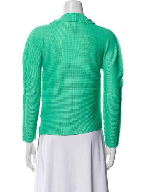 Issey Miyake Me Long Sleeve Button-Up Top