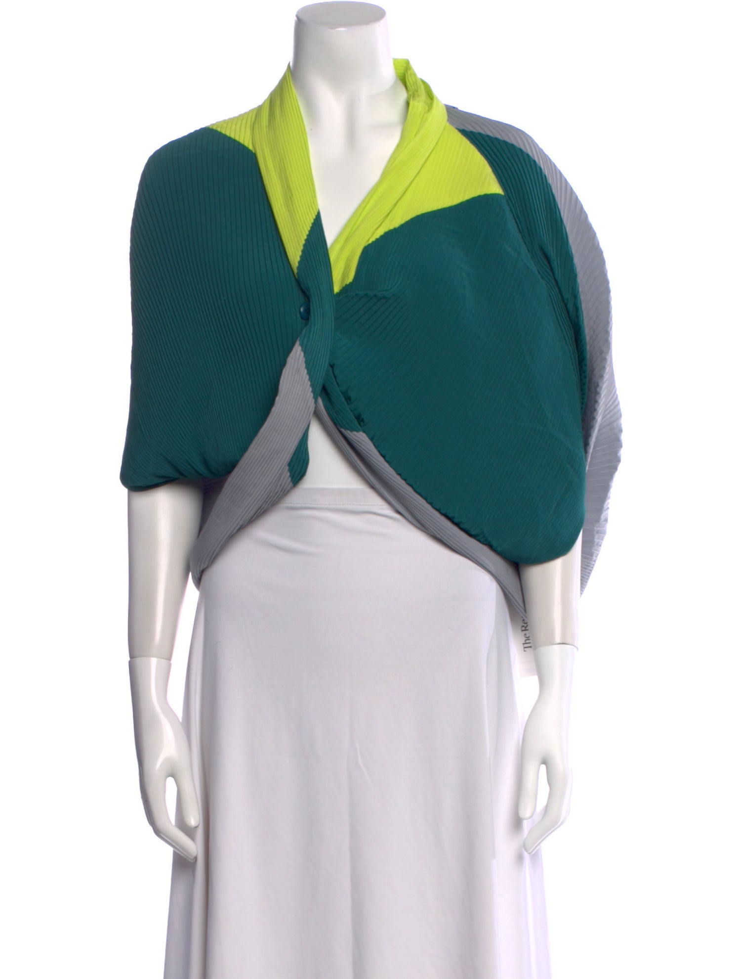 Issey Miyake 2017 Colorblock Pattern Sweater