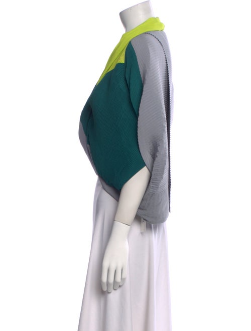 Issey Miyake 2017 Colorblock Pattern Sweater