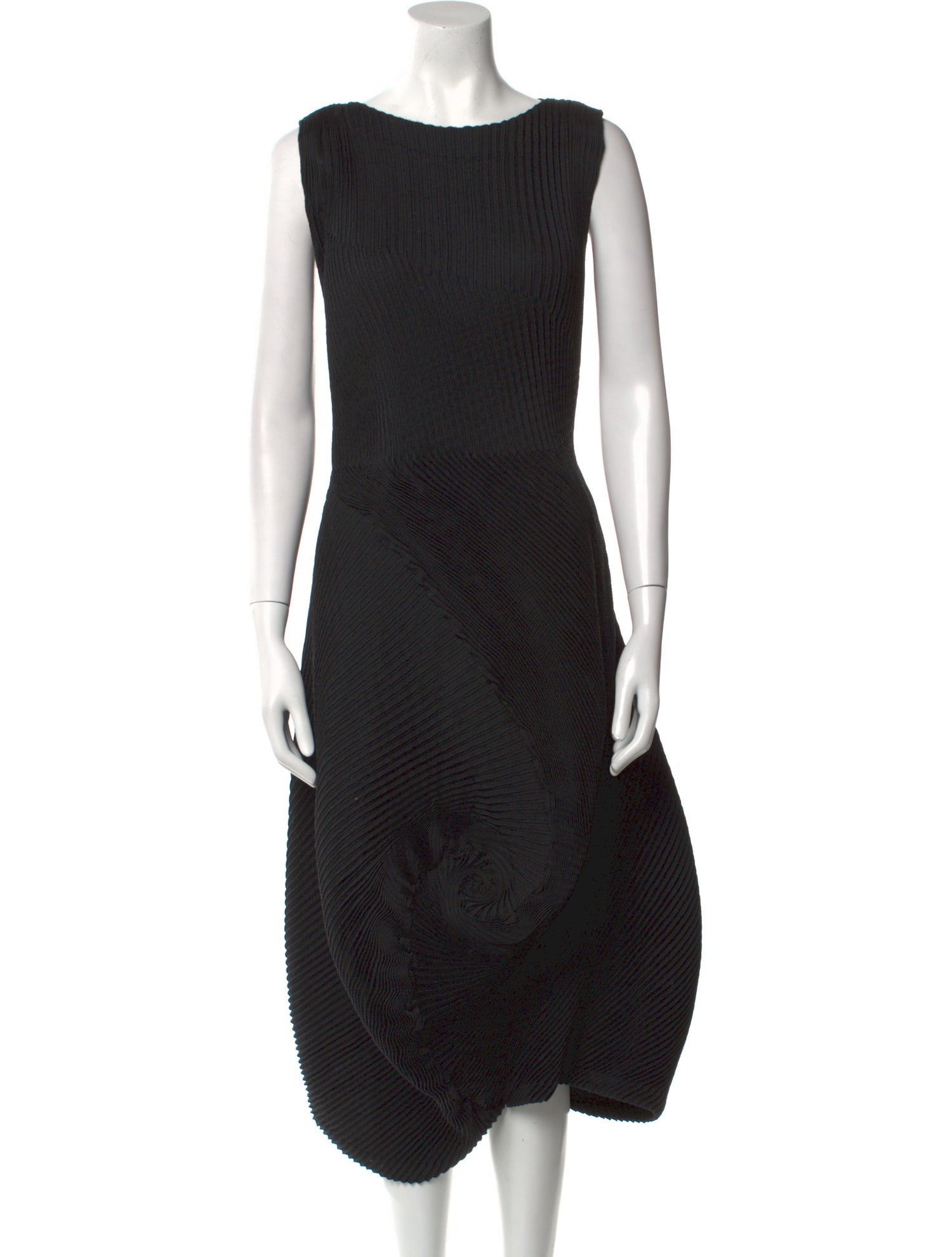 Issey Miyake Wool Midi Length Dress