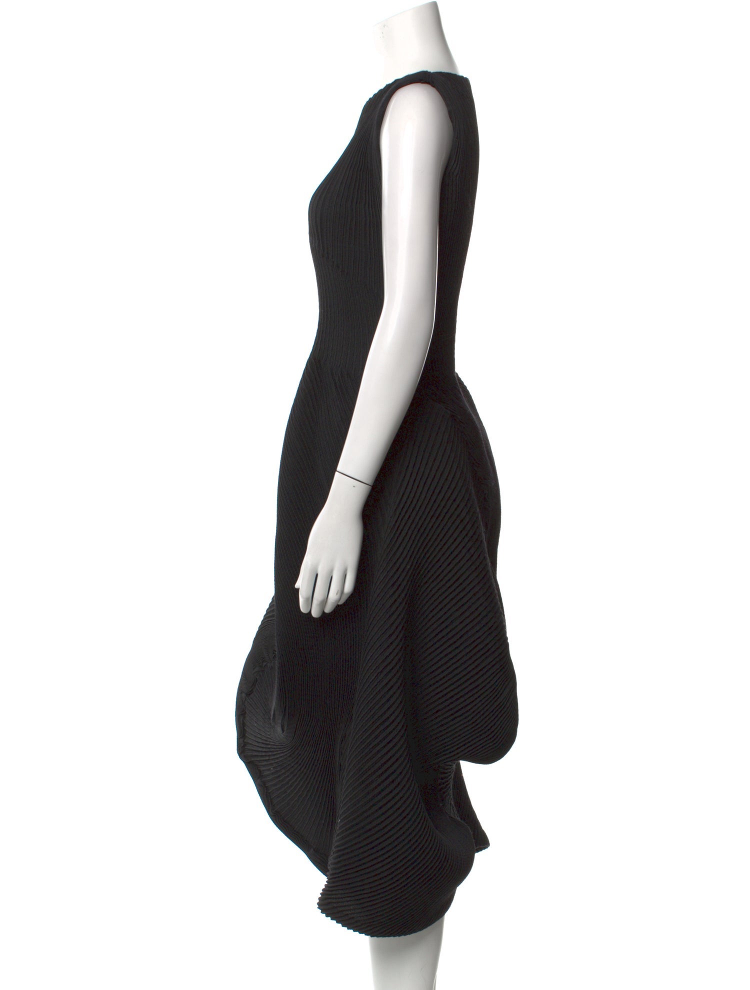 Issey Miyake Wool Midi Length Dress