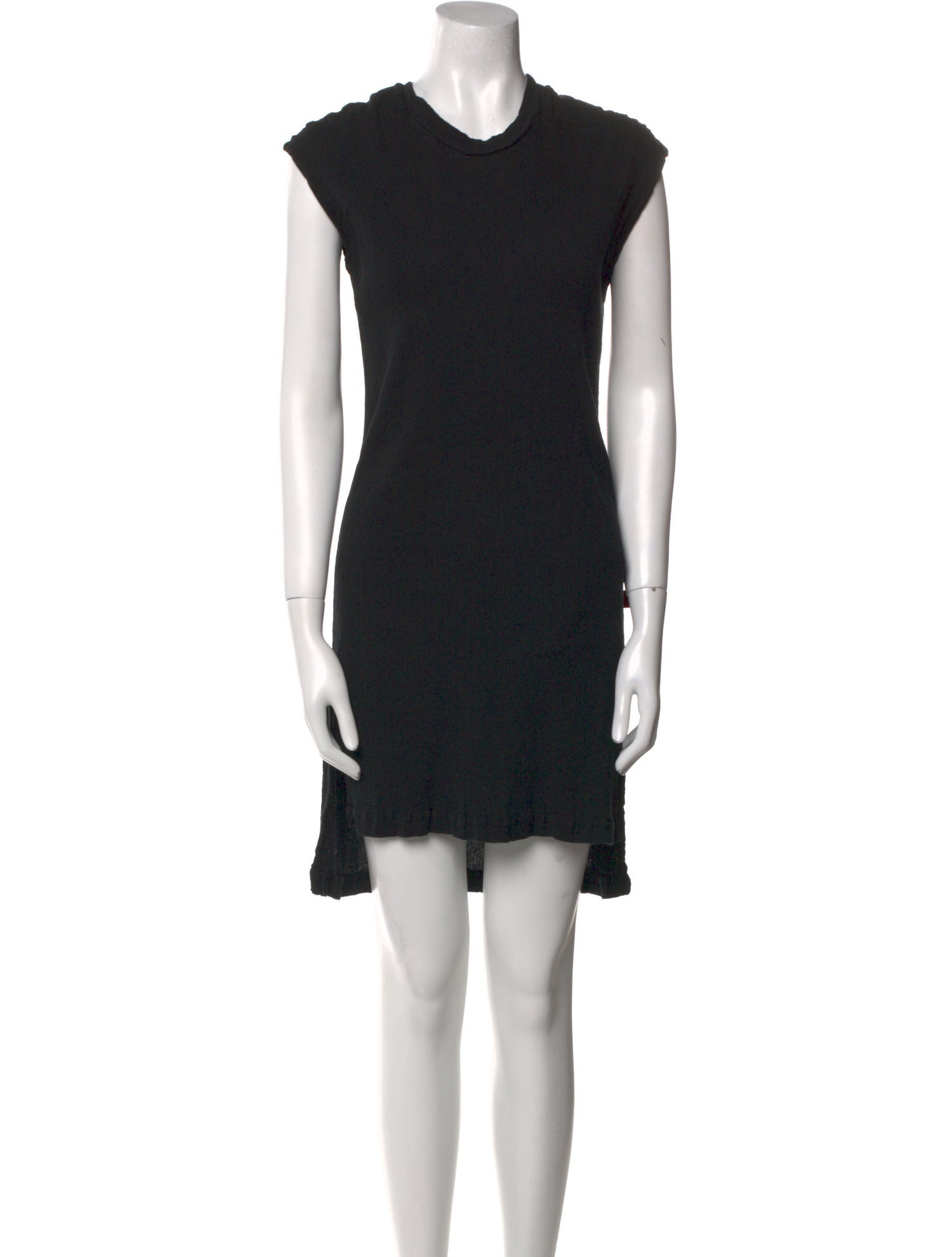 Issey Miyake Crew Neck Mini Dress
