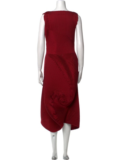 Issey Miyake Bateau Neckline Long Dress